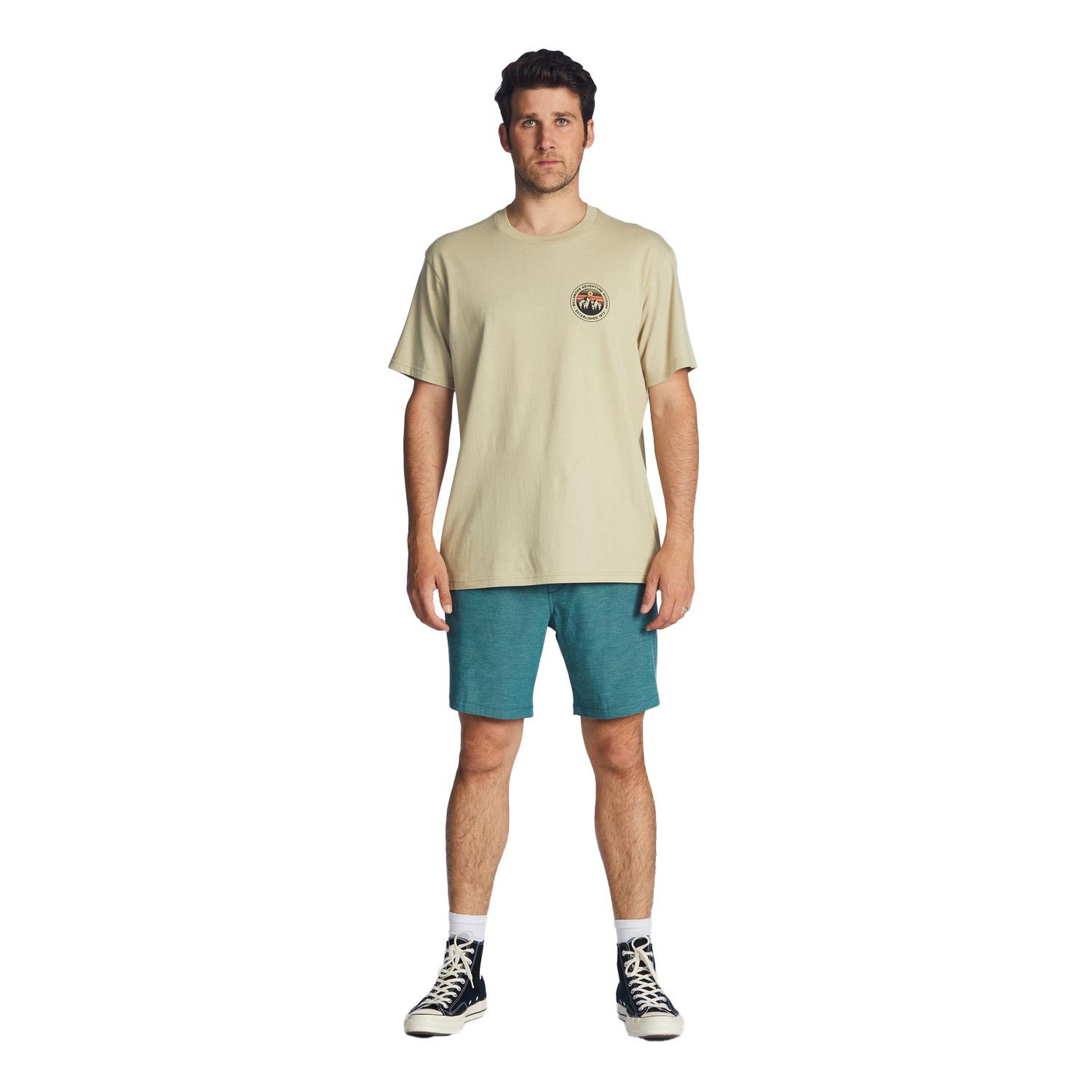 Billabong Sun Up Ss Erkek Yeşil Tişört