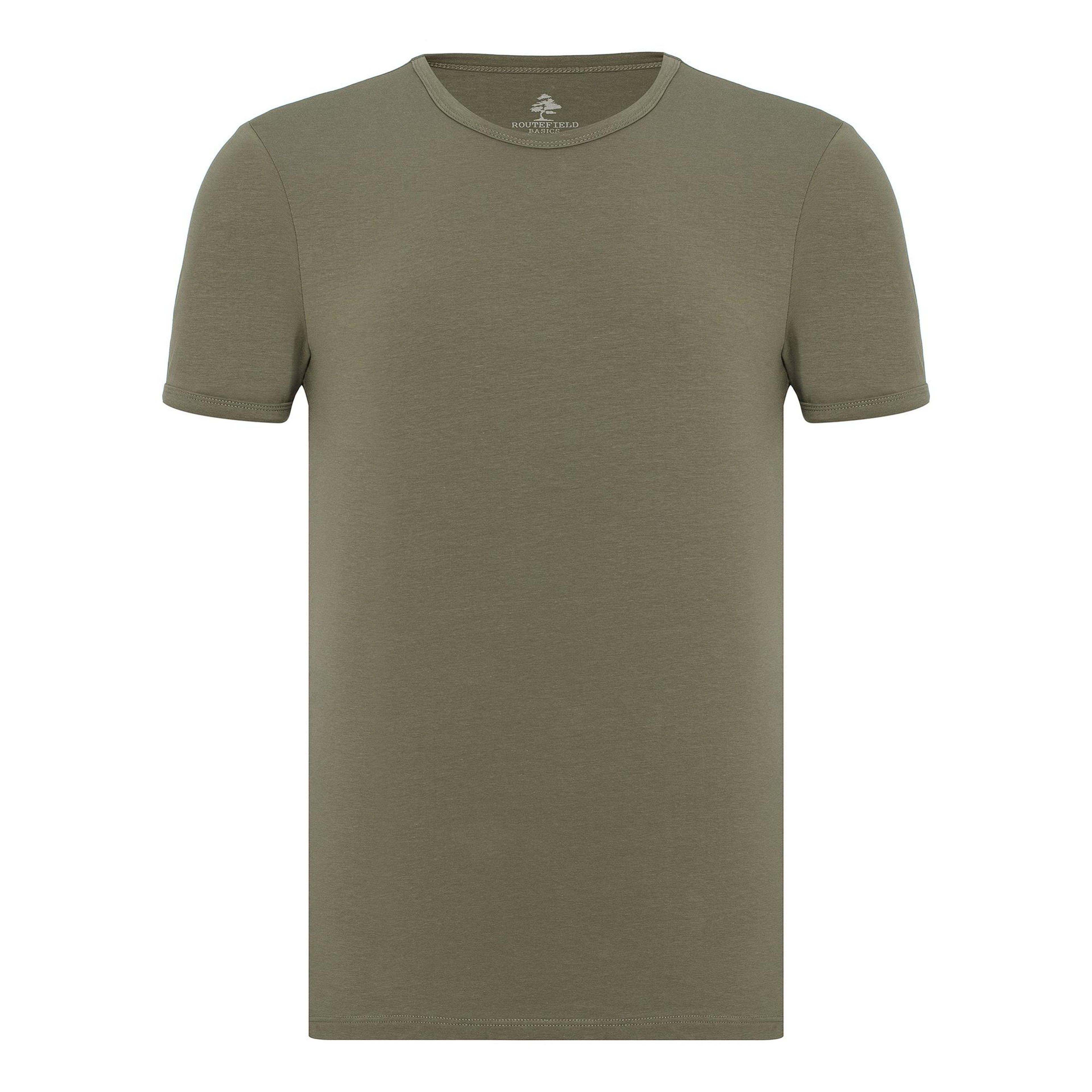 Routefield Tim Erkek Yeşil Tişört