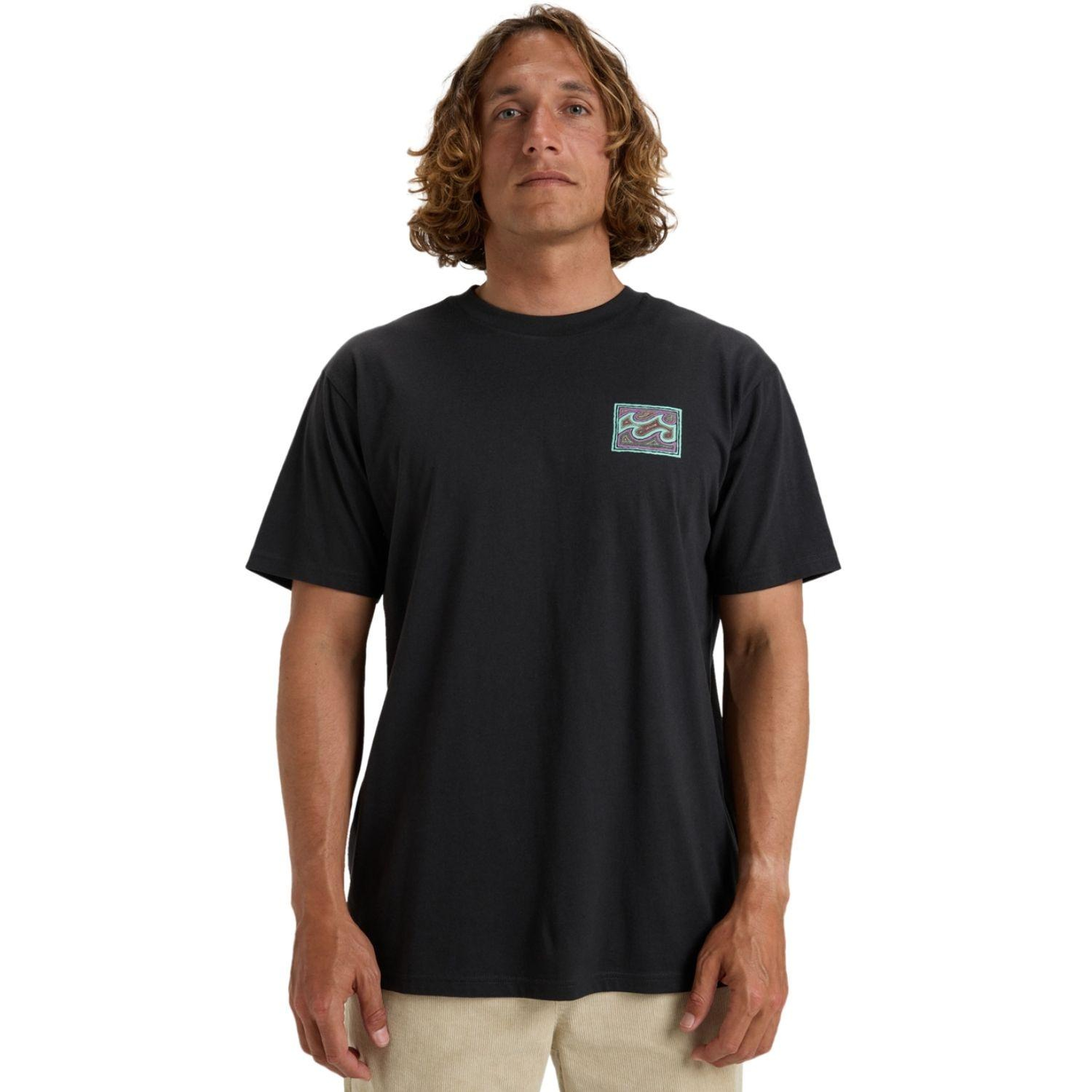 Billabong Crayon Wave Ss Erkek Siyah Tişört