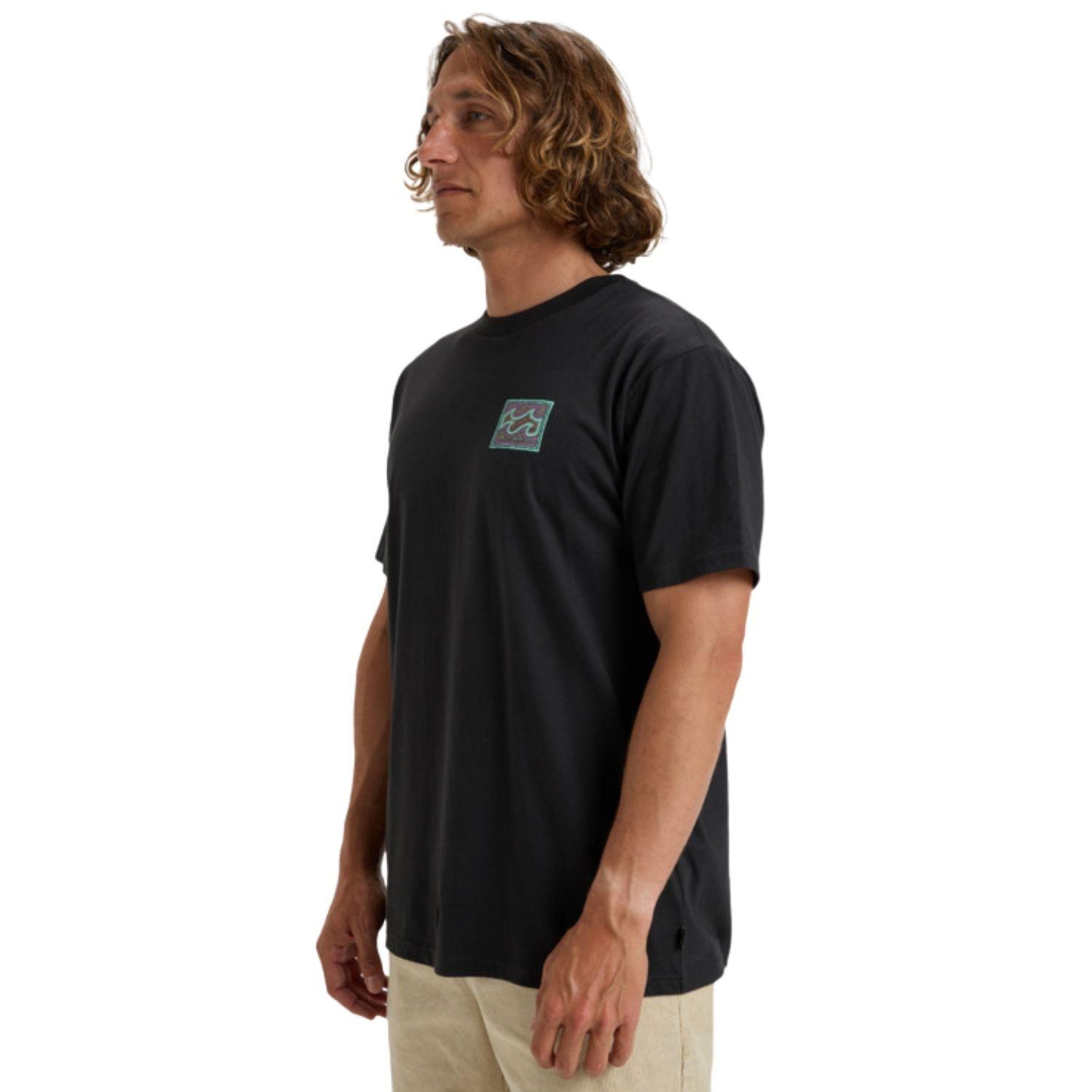 Billabong Crayon Wave Ss Erkek Siyah Tişört