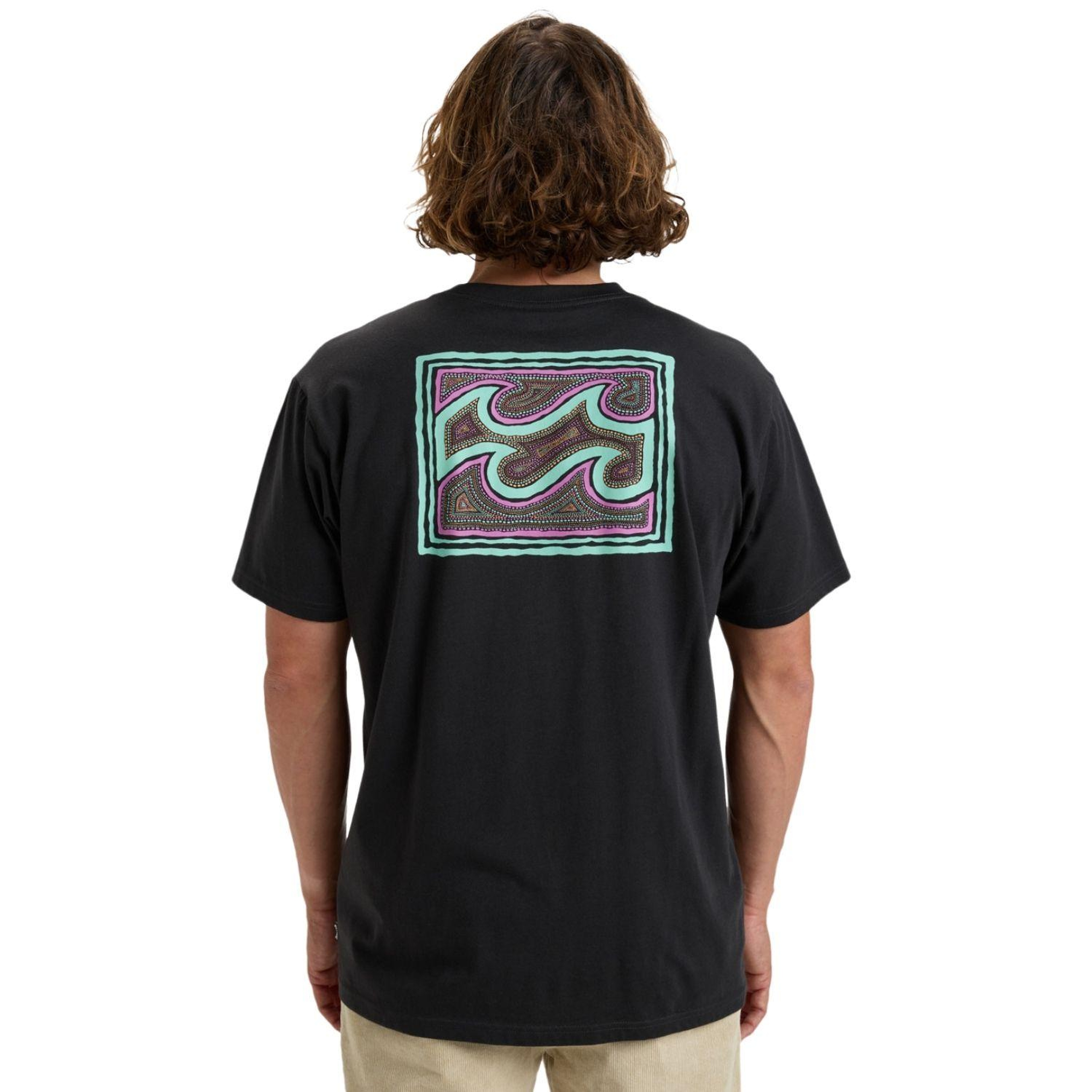 Billabong Crayon Wave Ss Erkek Siyah Tişört