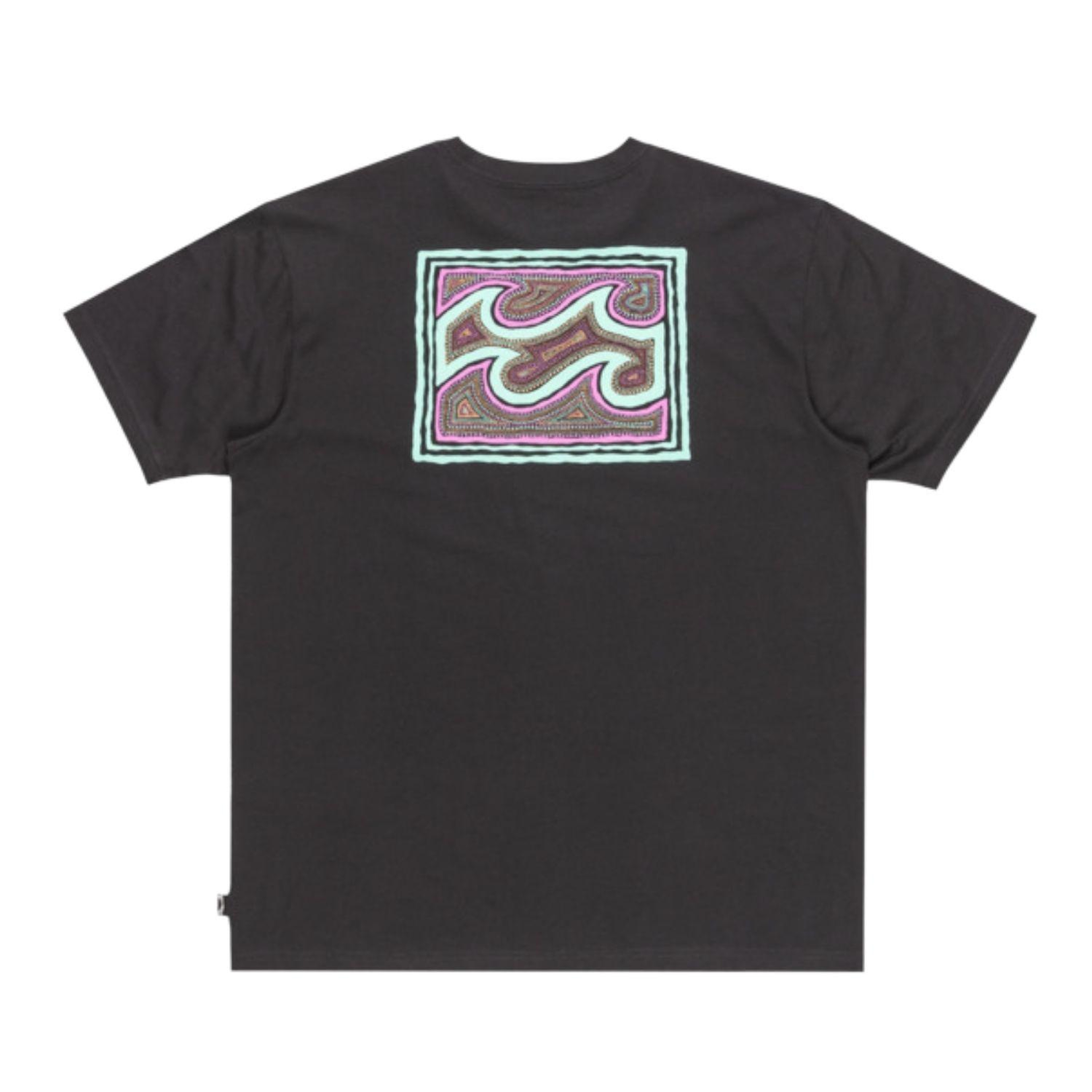 Billabong Crayon Wave Ss Erkek Siyah Tişört