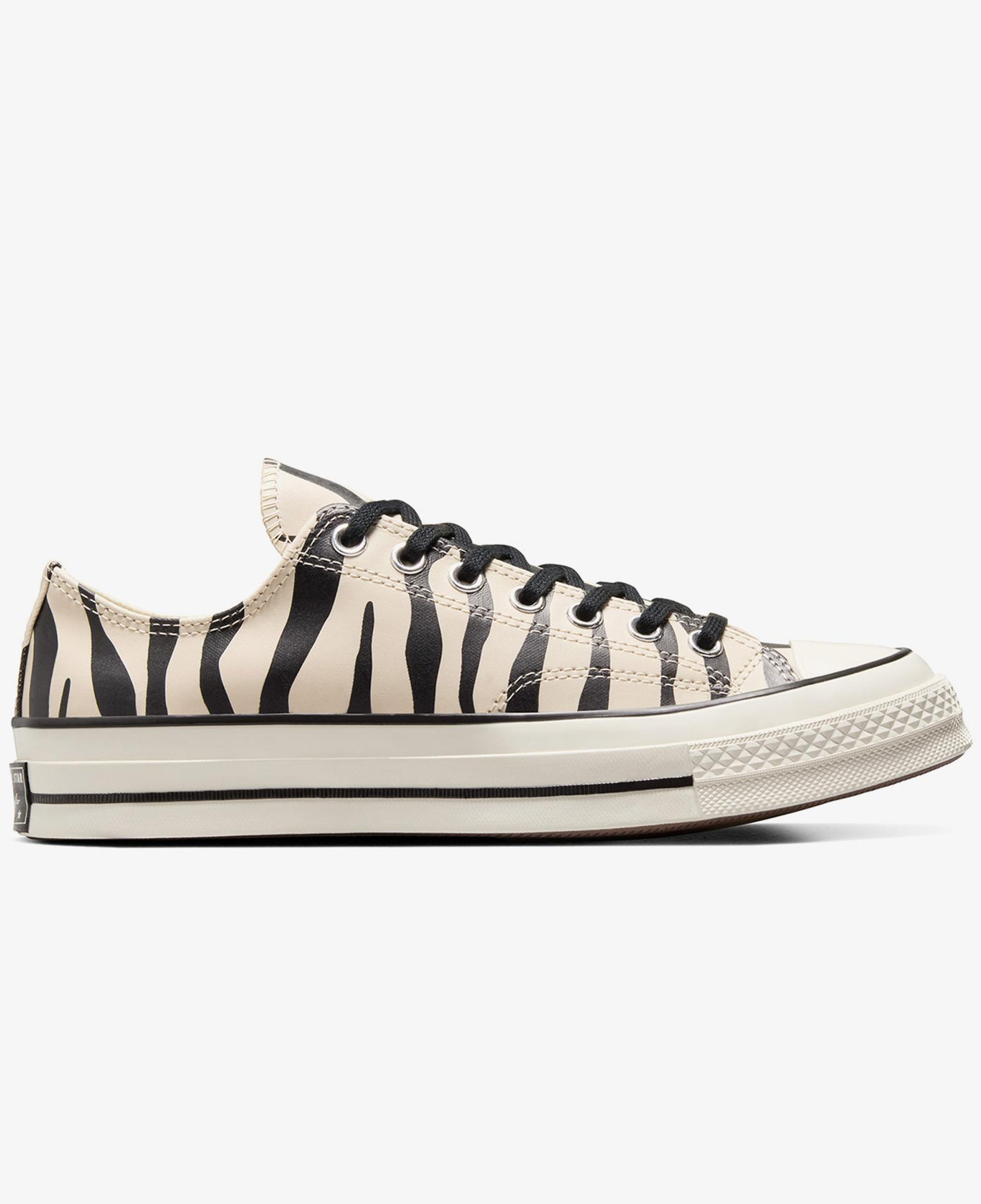 Converse Chuck 70 Zebra Print Unisex Bej Sneaker