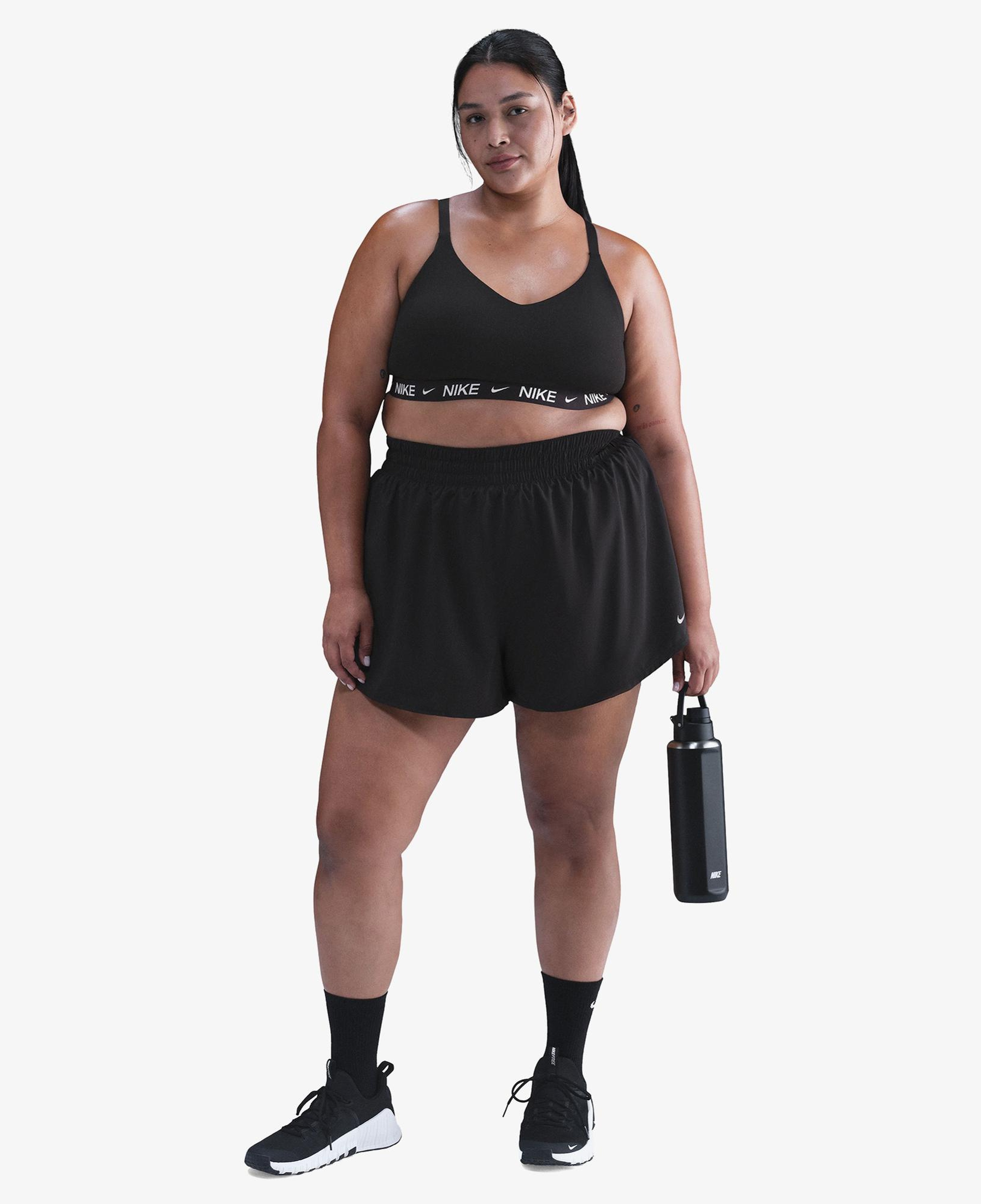 Nike Dri-Fit Indy Light Support Kadın Siyah Bra