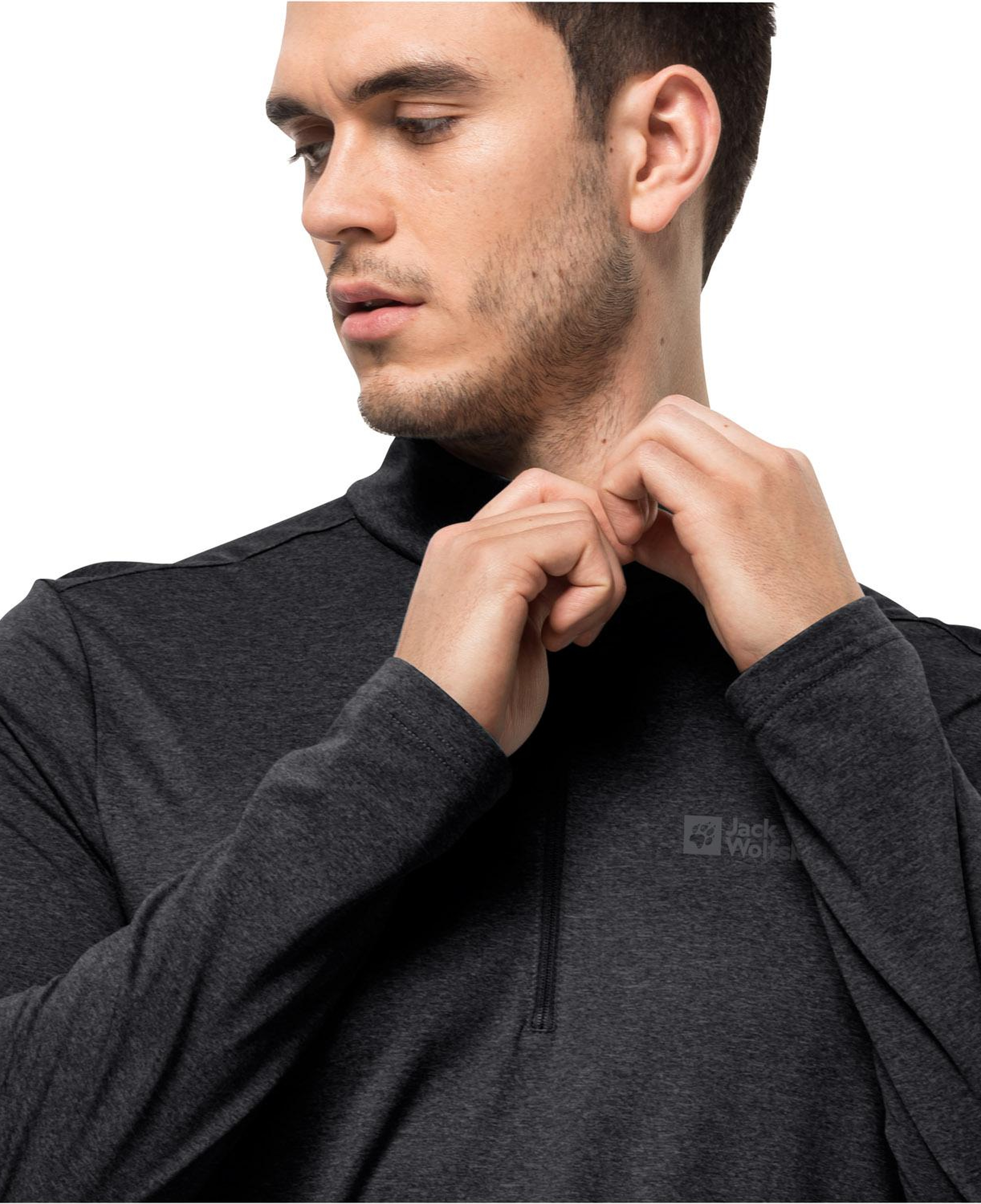 Jack Wolfskin Sky Thermal Hz Erkek Siyah İçlik Üst