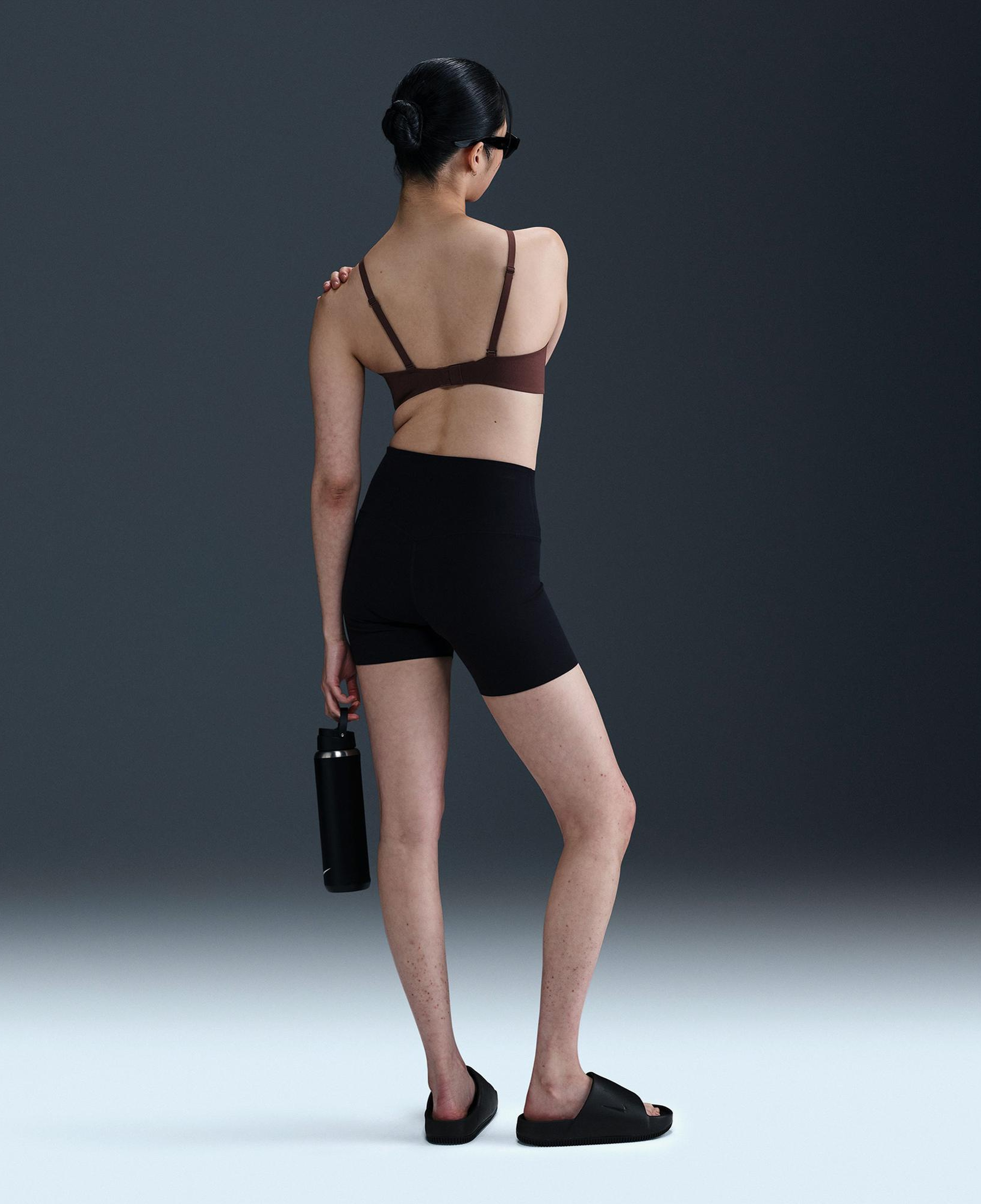 Nike Alate Minimalist Kadın Kahverengi Bra