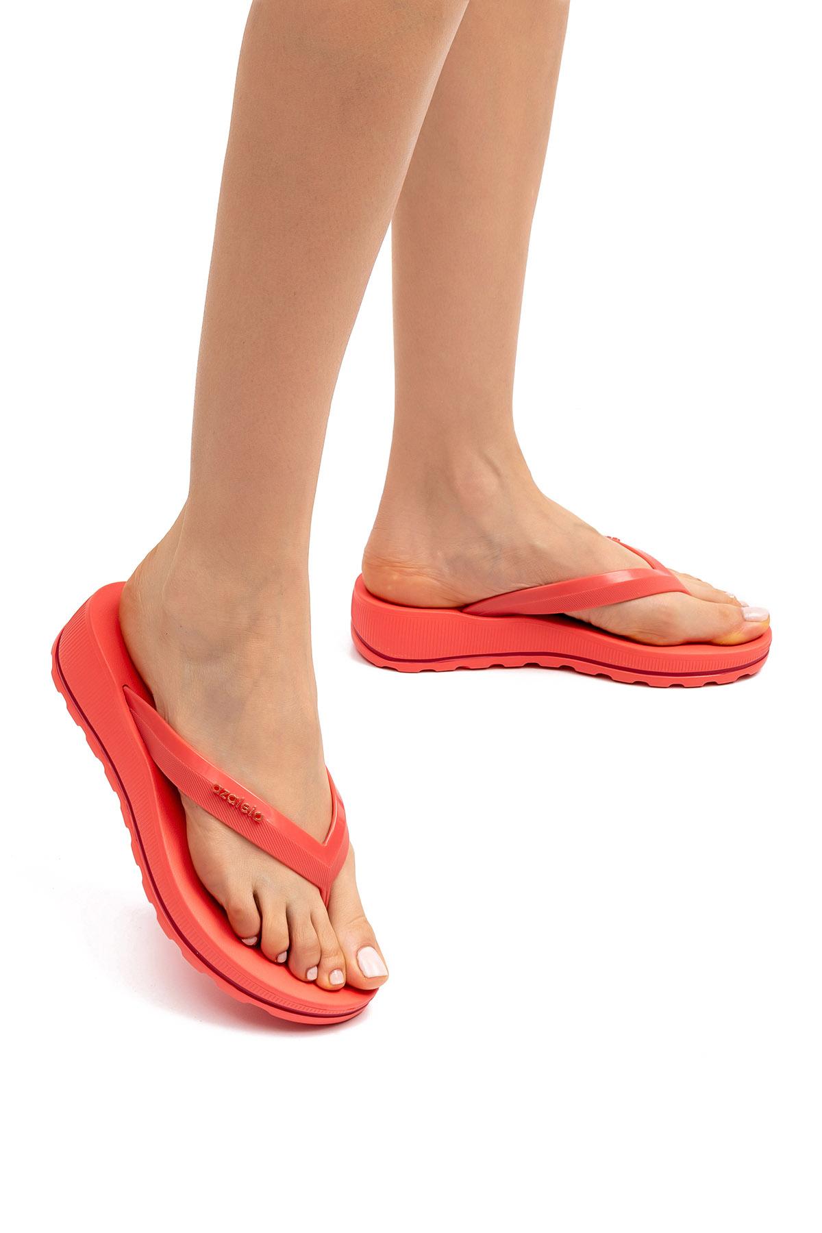 Fabi Line Kadın Parmak Arası Terlik Kırmızı 35/40