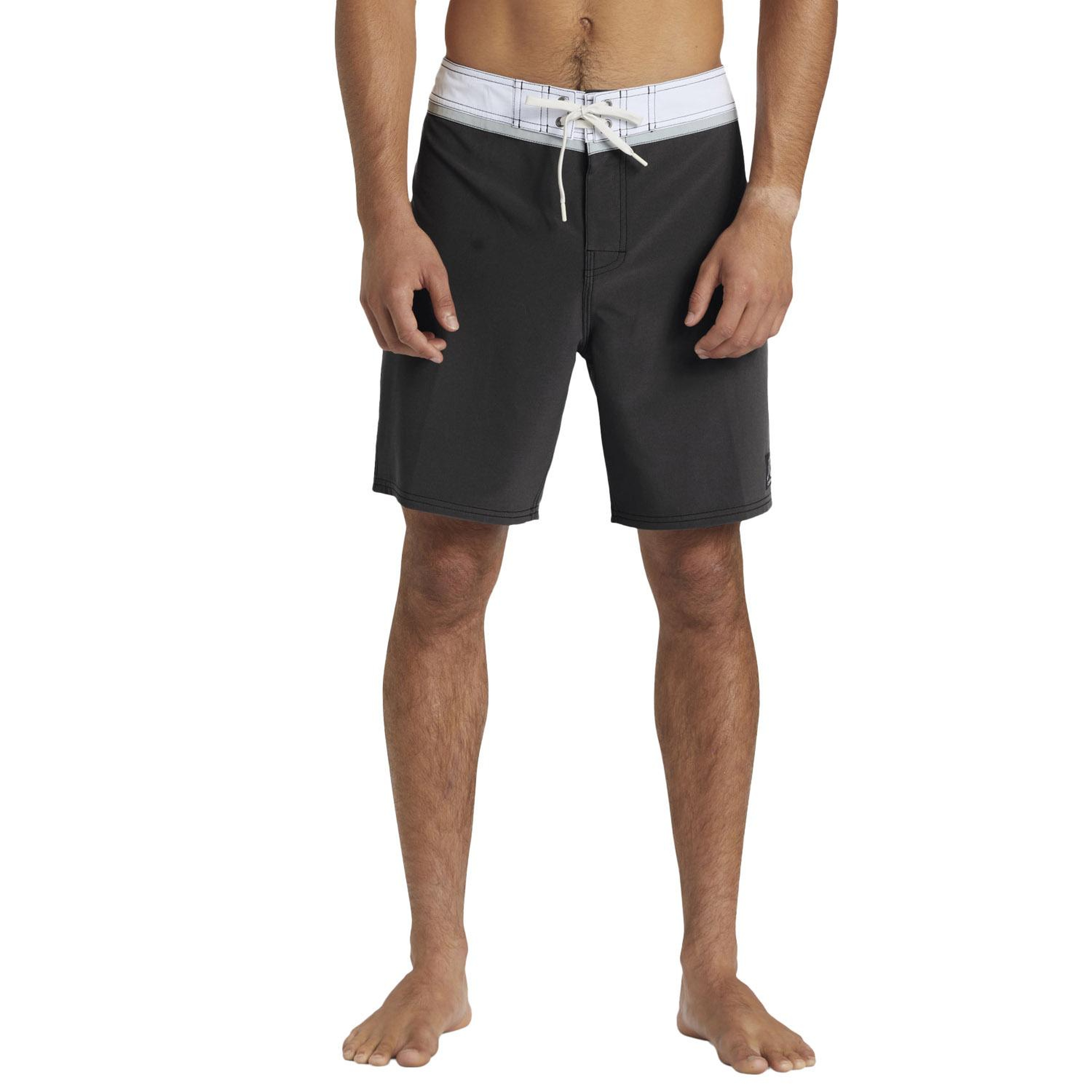 Quiksilver Original Straight Leg Solid 18 Erkek Siyah Boardshort