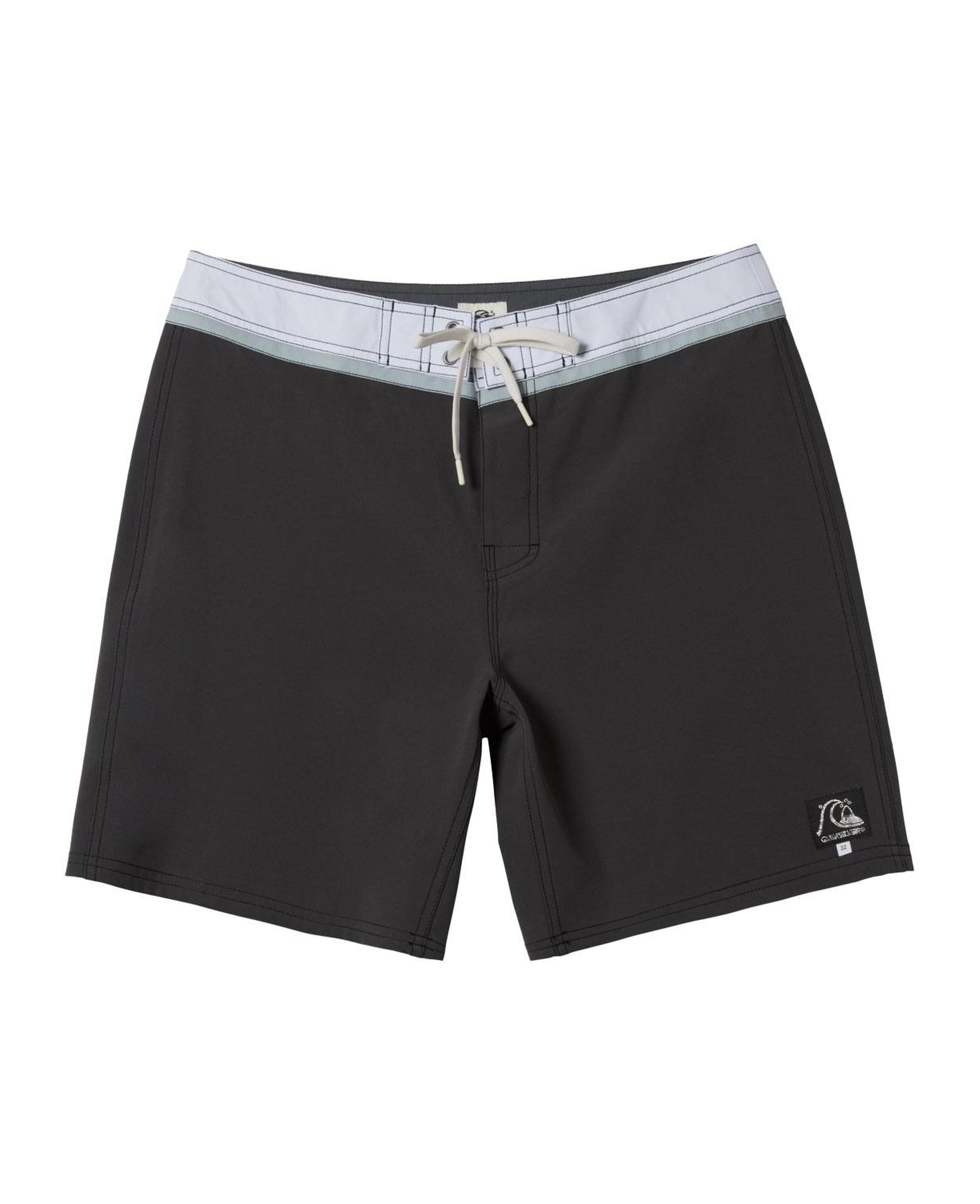 Quiksilver Original Straight Leg Solid 18 Erkek Siyah Boardshort