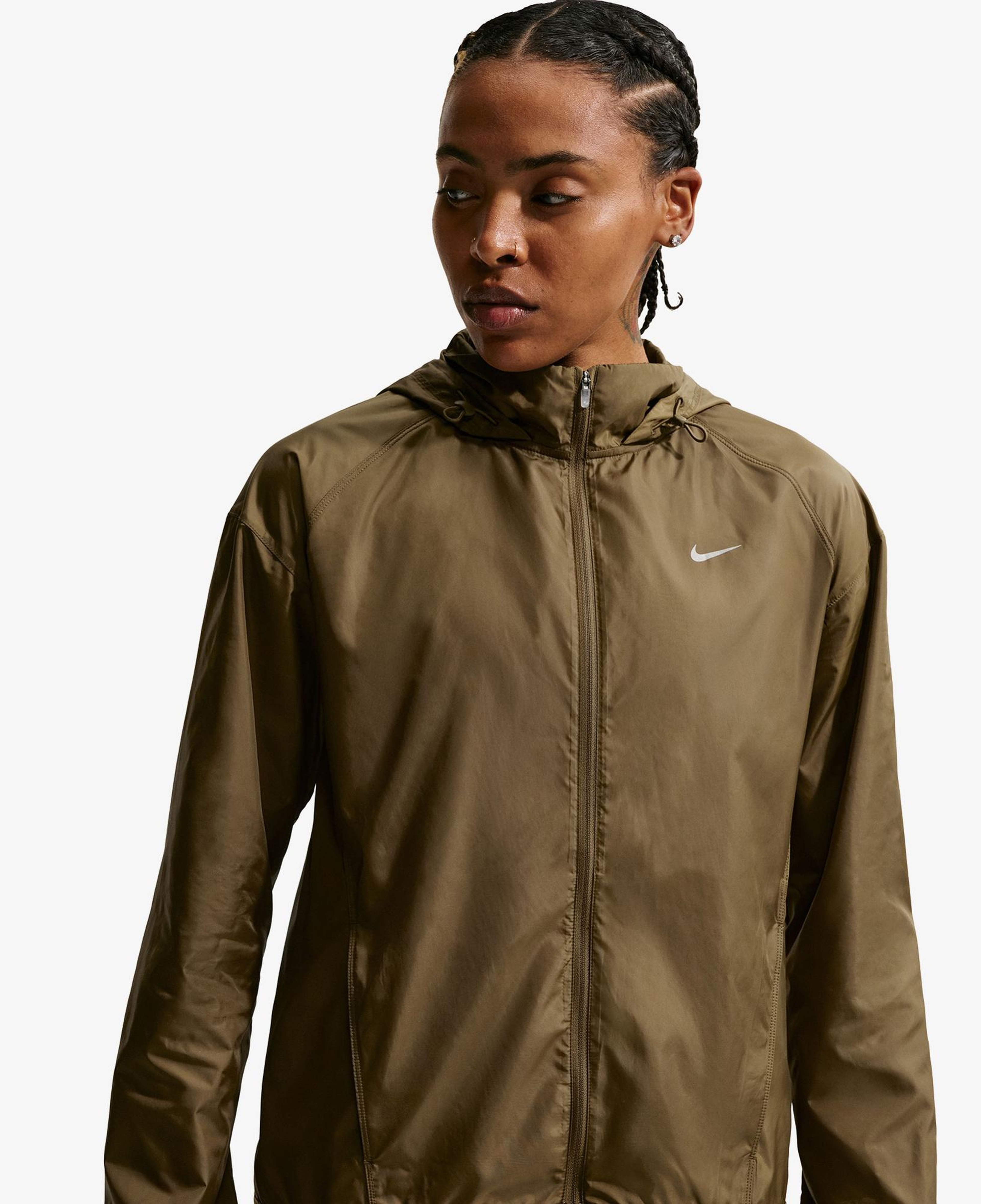 Nike Tempo Repel Kadın Haki Yağmurluk