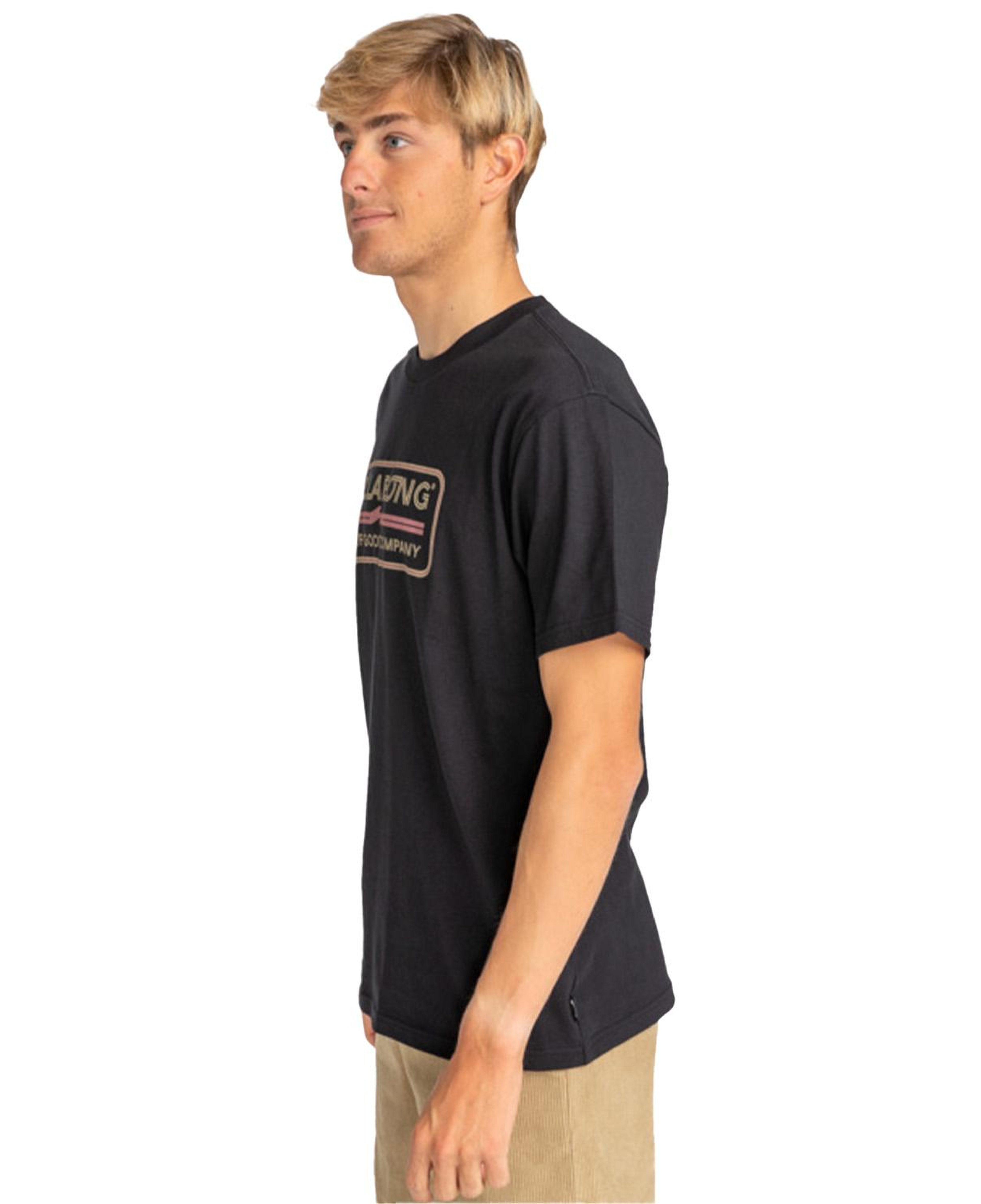 Billabong Trademark Tees Erkek Siyah Tişört