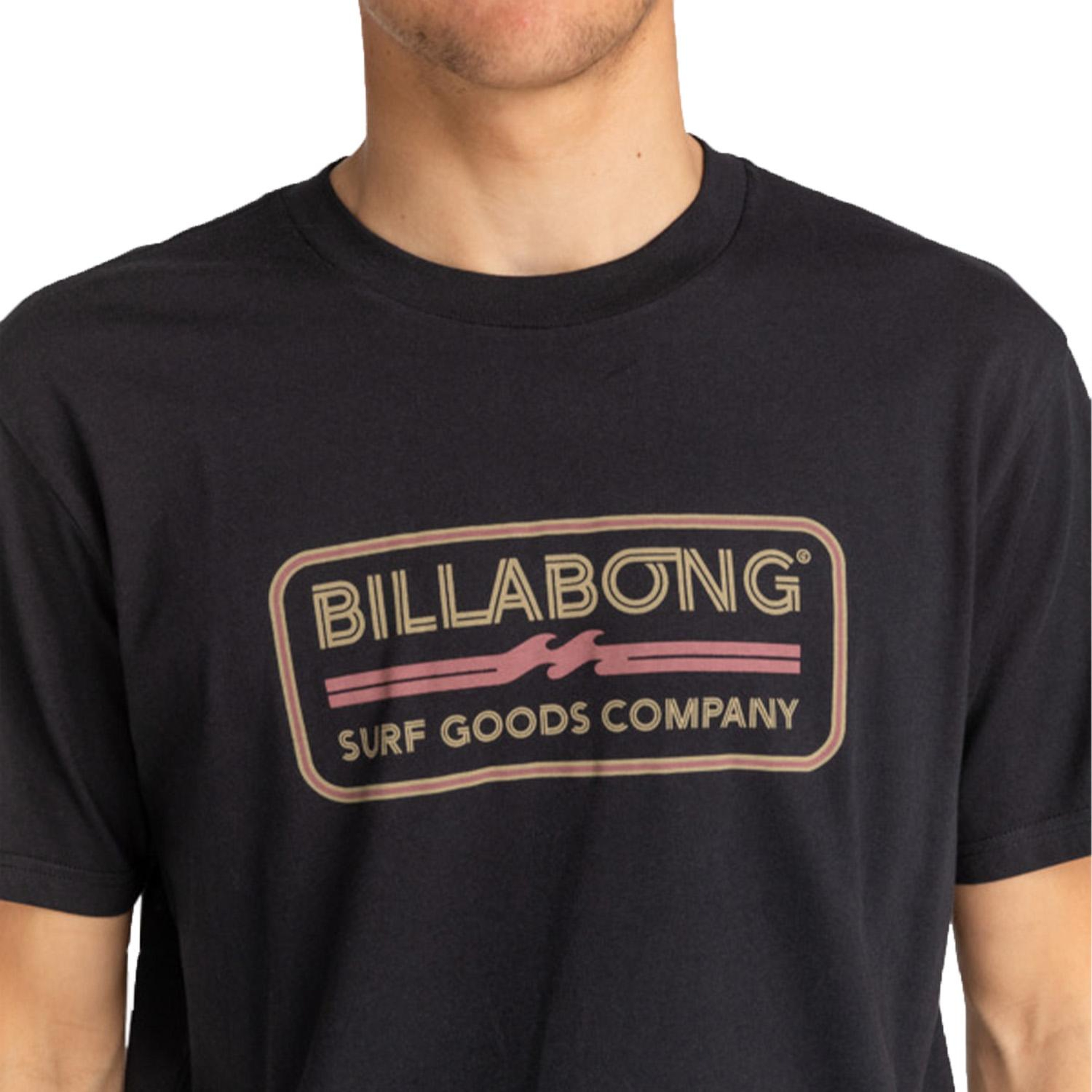 Billabong Trademark Tees Erkek Siyah Tişört