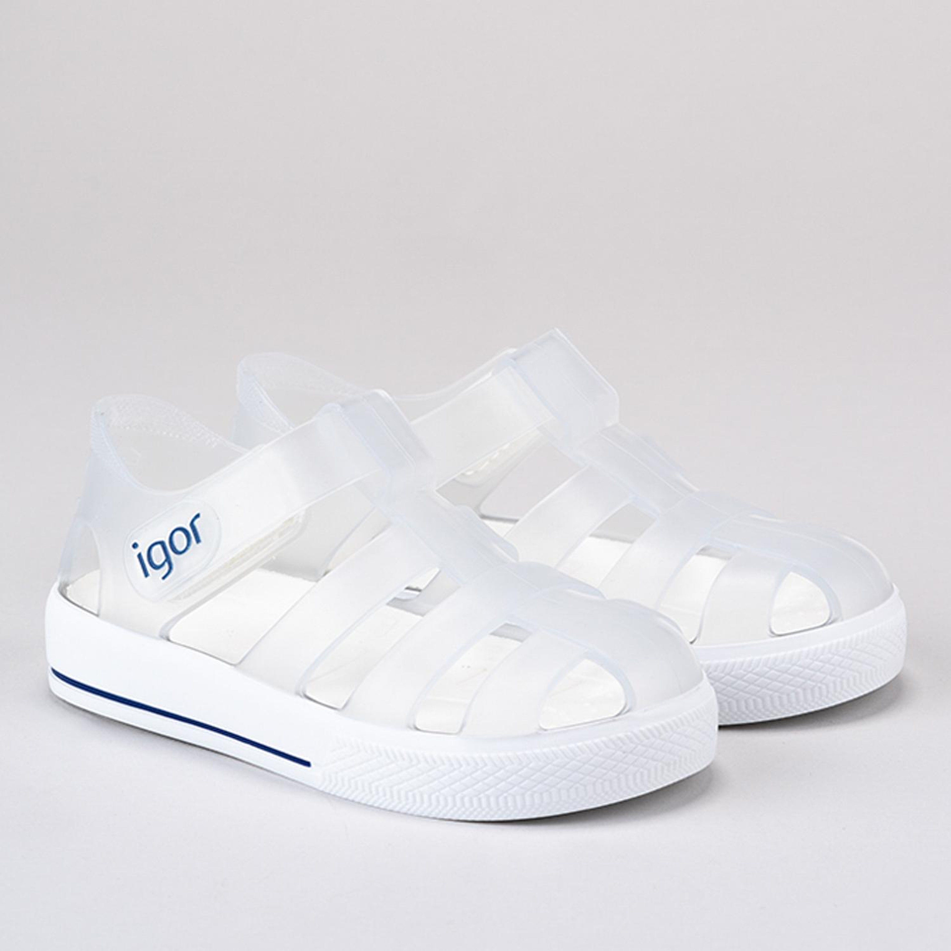 Igor Star Unisex Çocuk Beyaz Sandalet