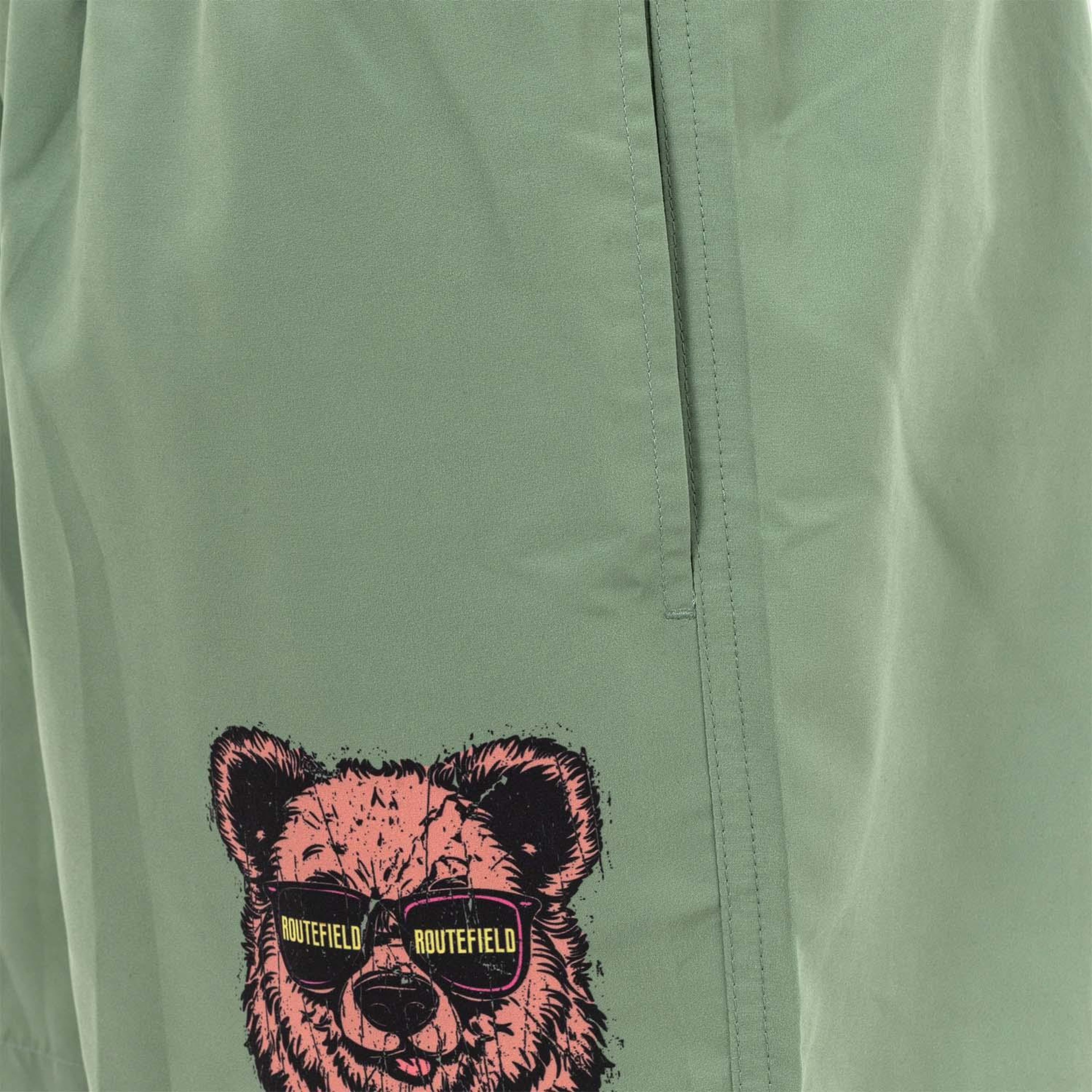 Routefield Velma Erkek Yeşil Volley Short