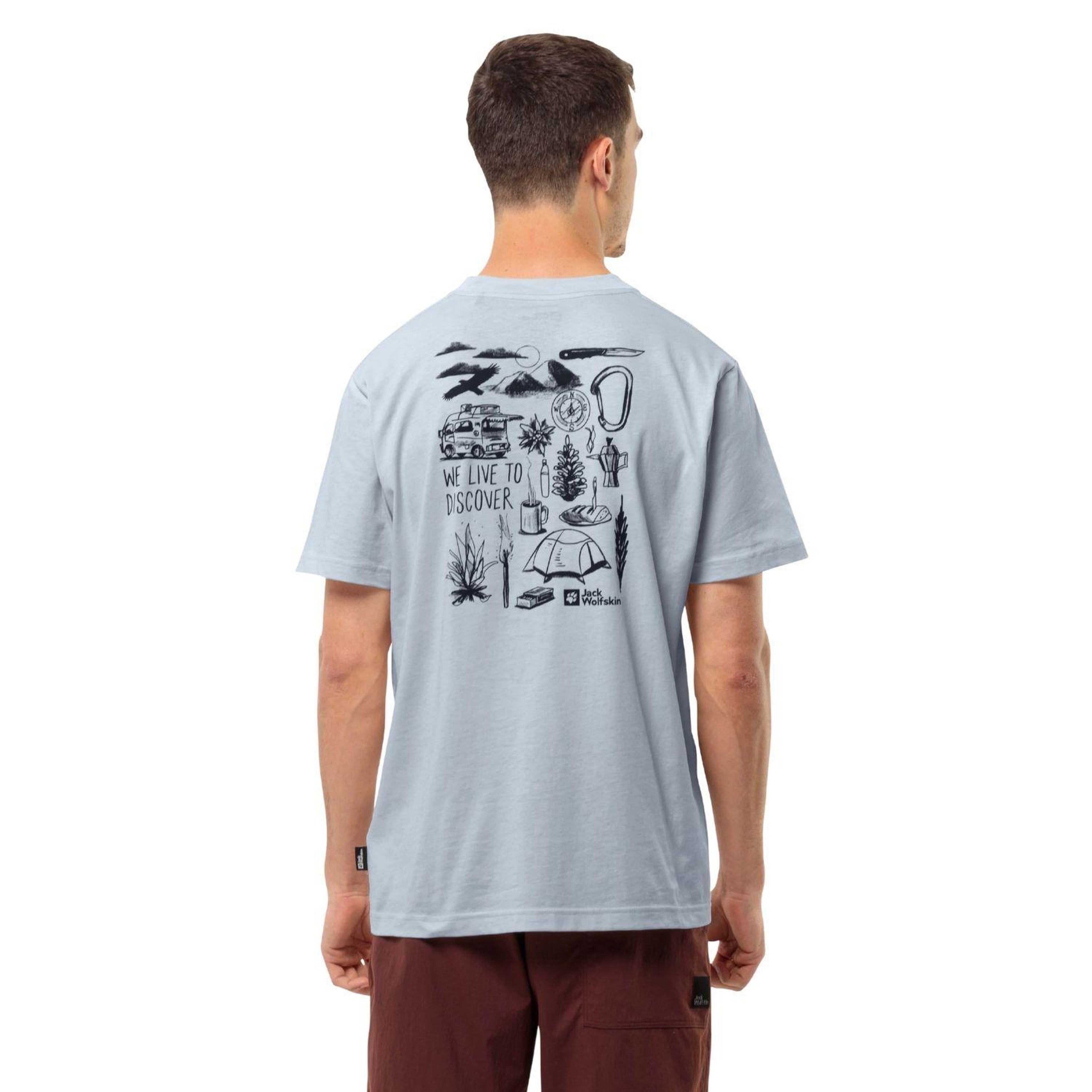 Jack Wolfskin Discover T Erkek Tişört
