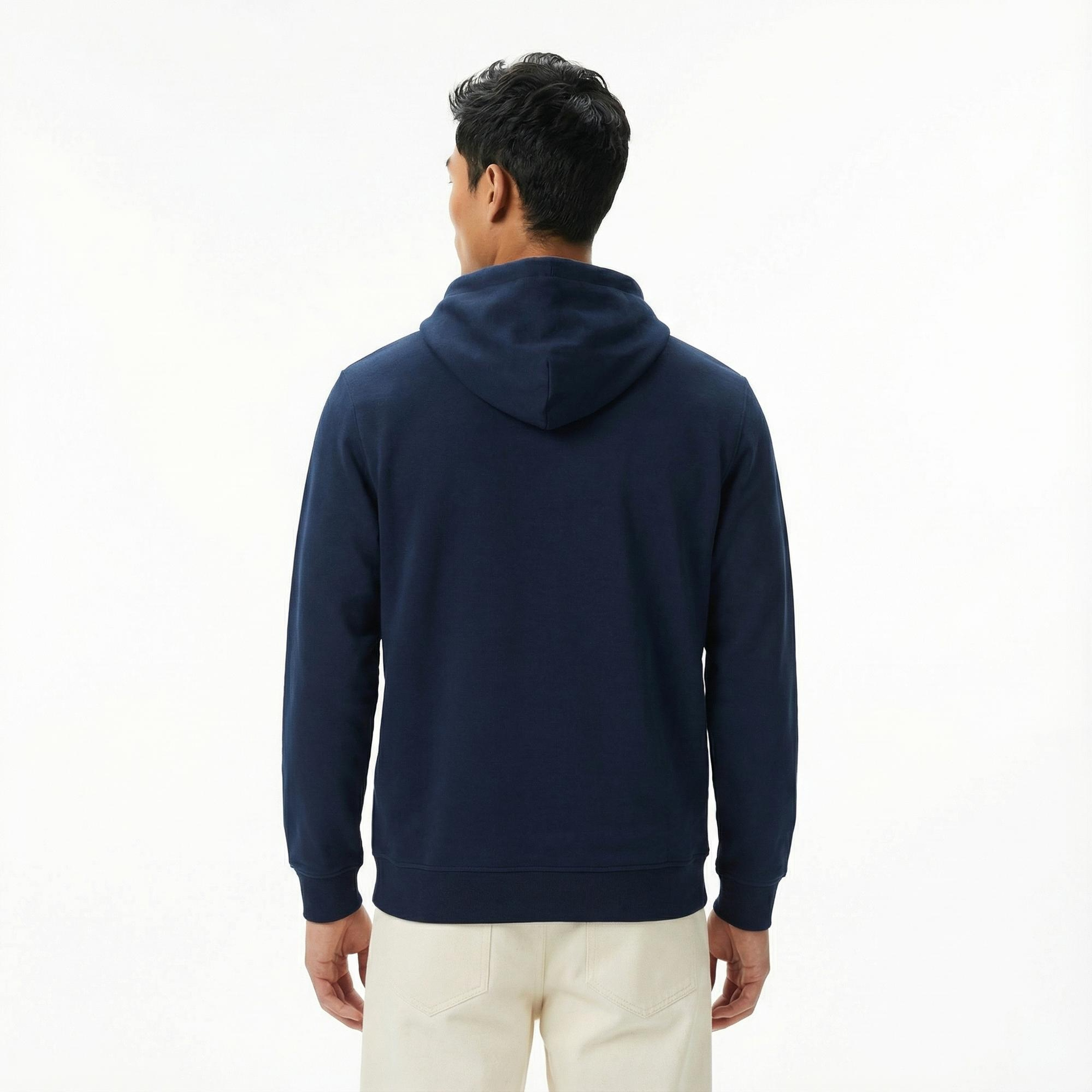 Tommy Hilfiger Twist Flag Erkek Lacivert Hoodie