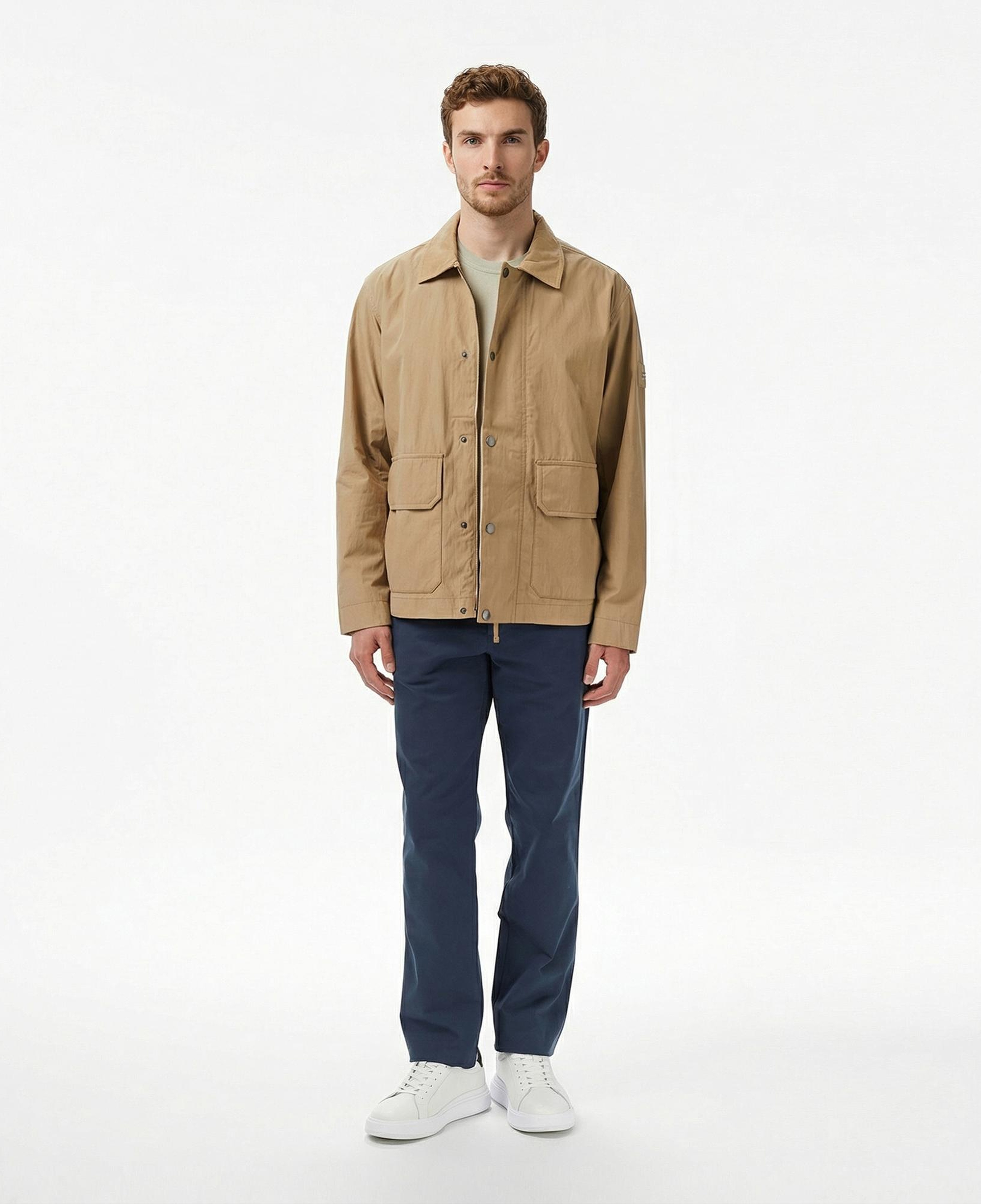 Tommy Hilfiger Walking Erkek Bej Ceket