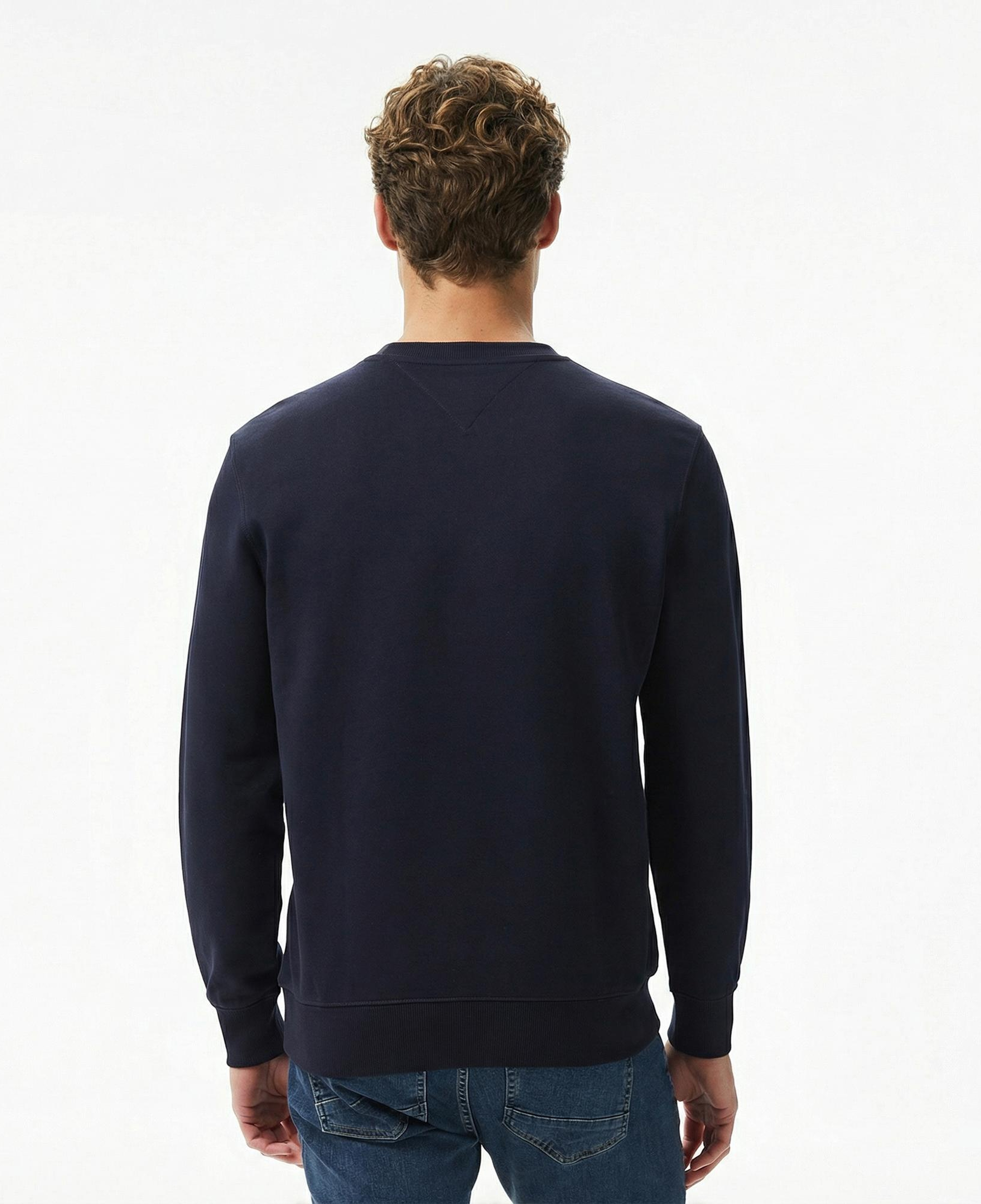 Tommy Hilfiger Core Essentials Erkek Lacivert Sweatshirt