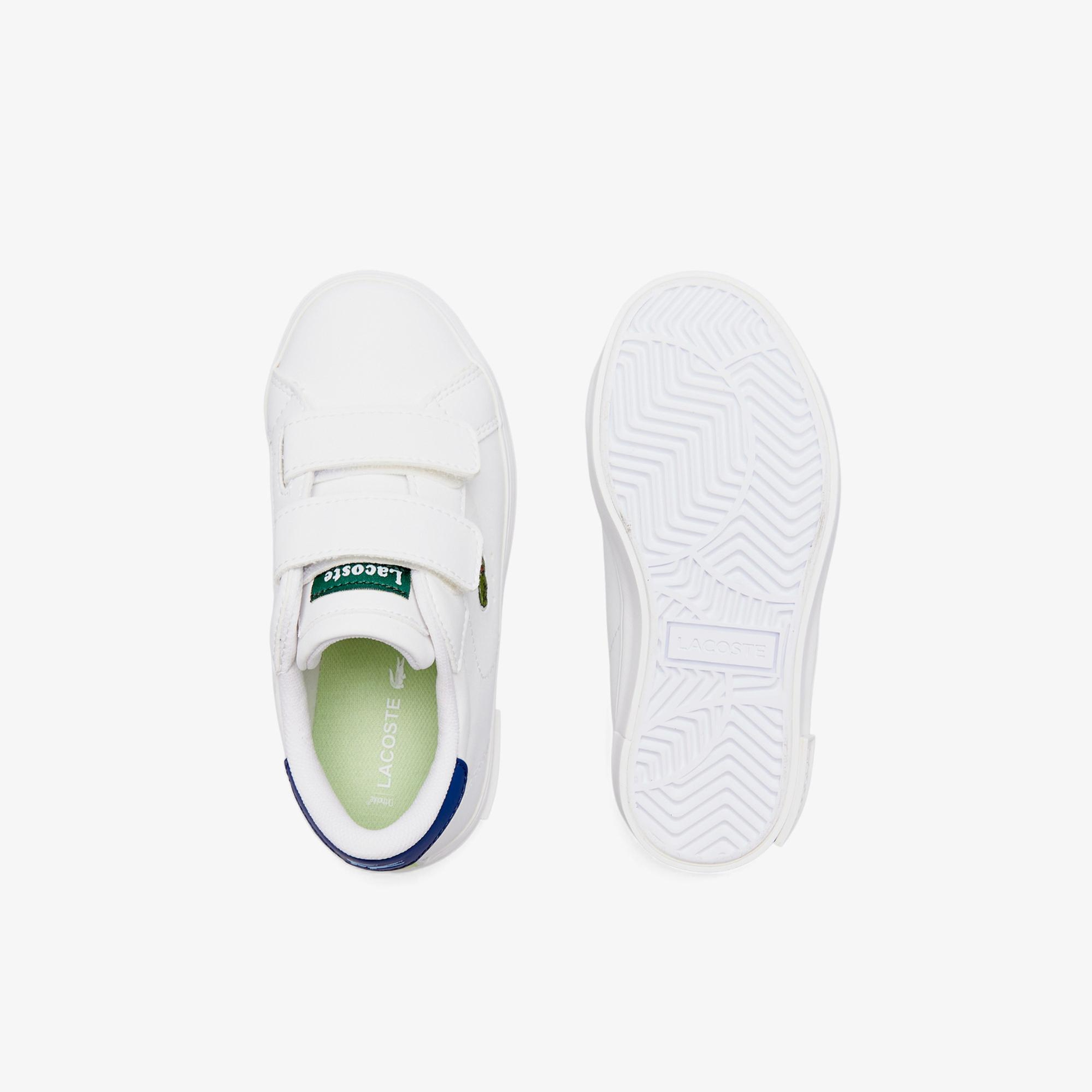 Lacoste Powercourt Çocuk Beyaz Sneaker