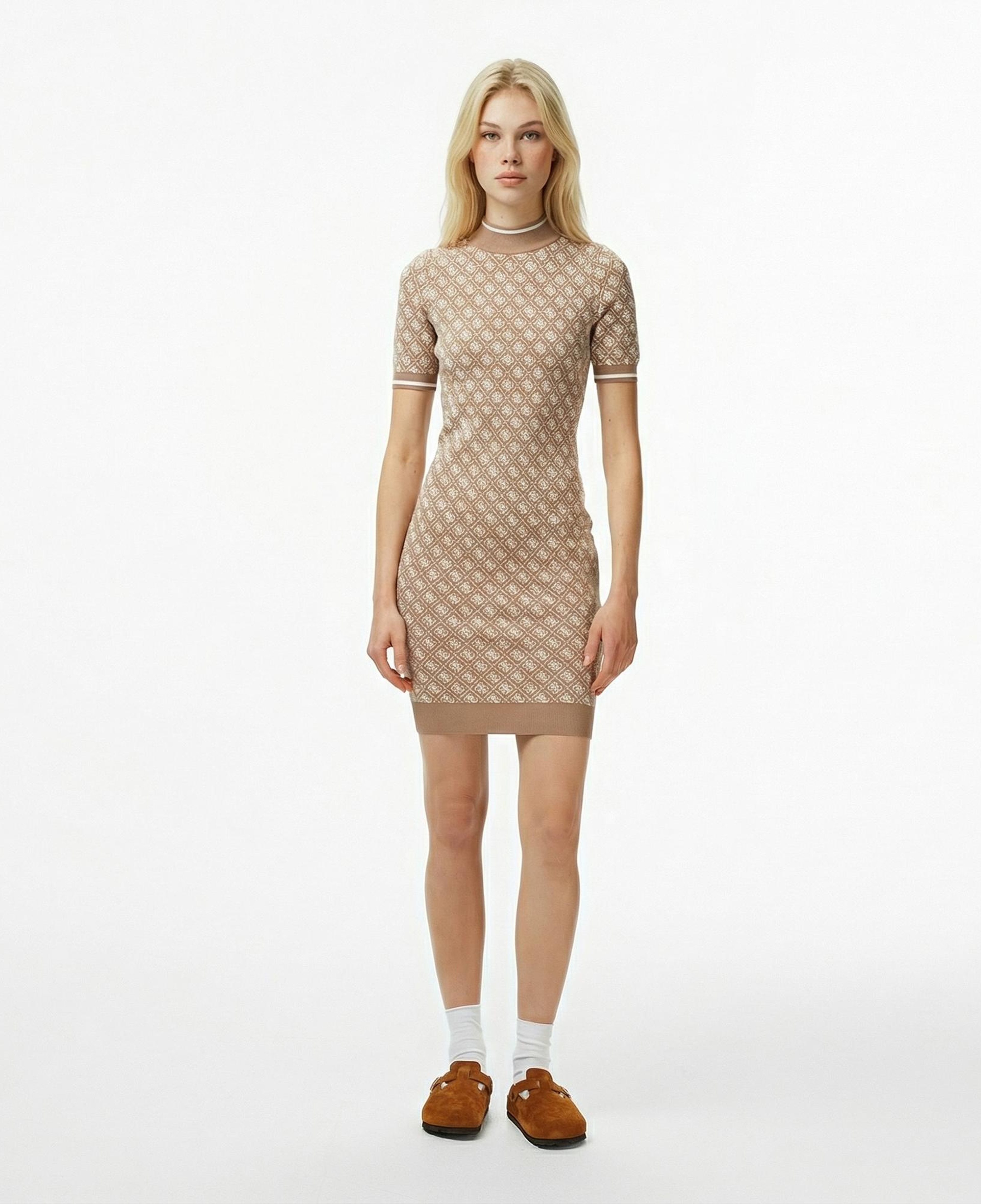 Guess Lise Kadın Bej Elbise