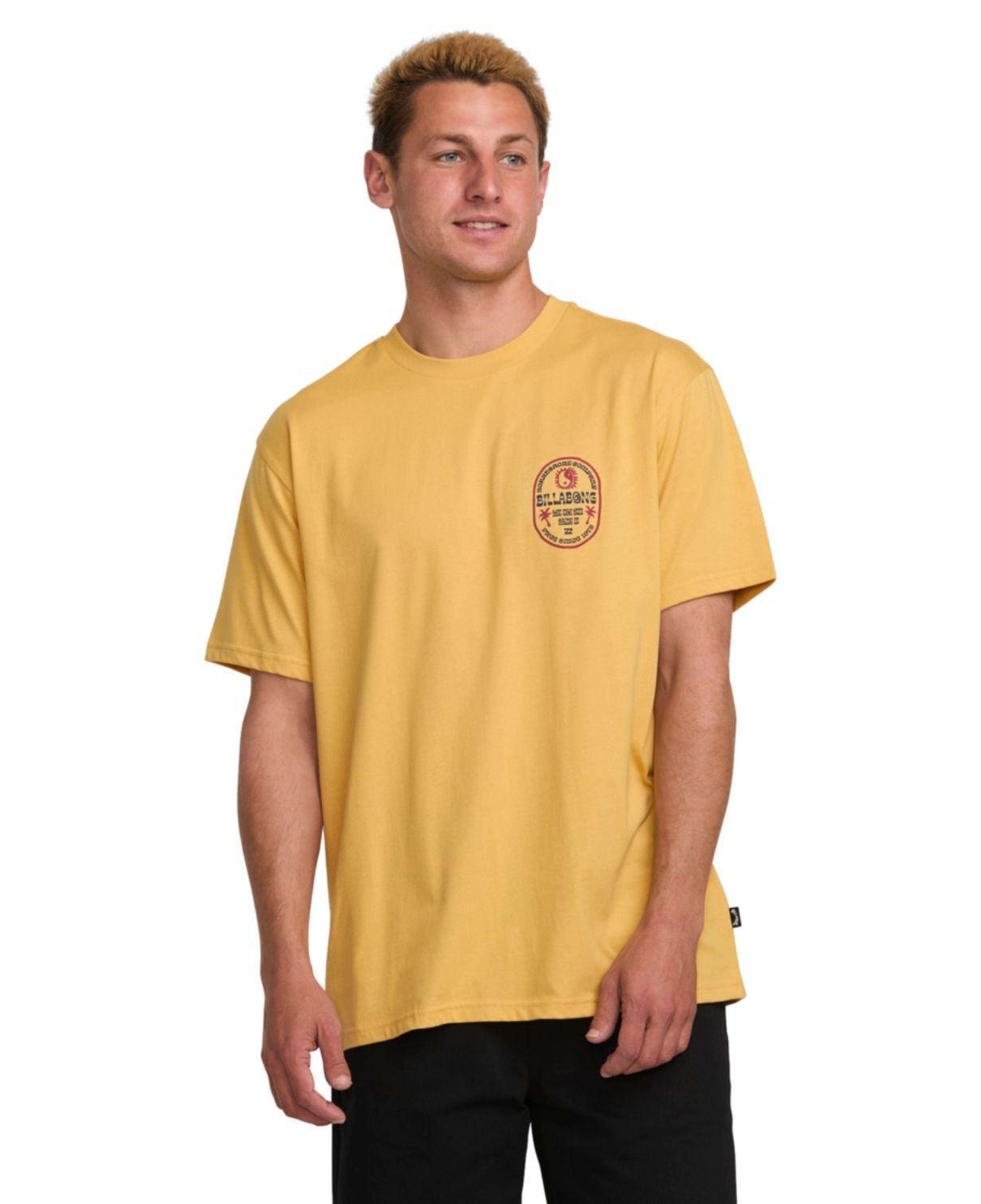 Billabong Sunny Daze Premium Ss Erkek Sarı Tişört