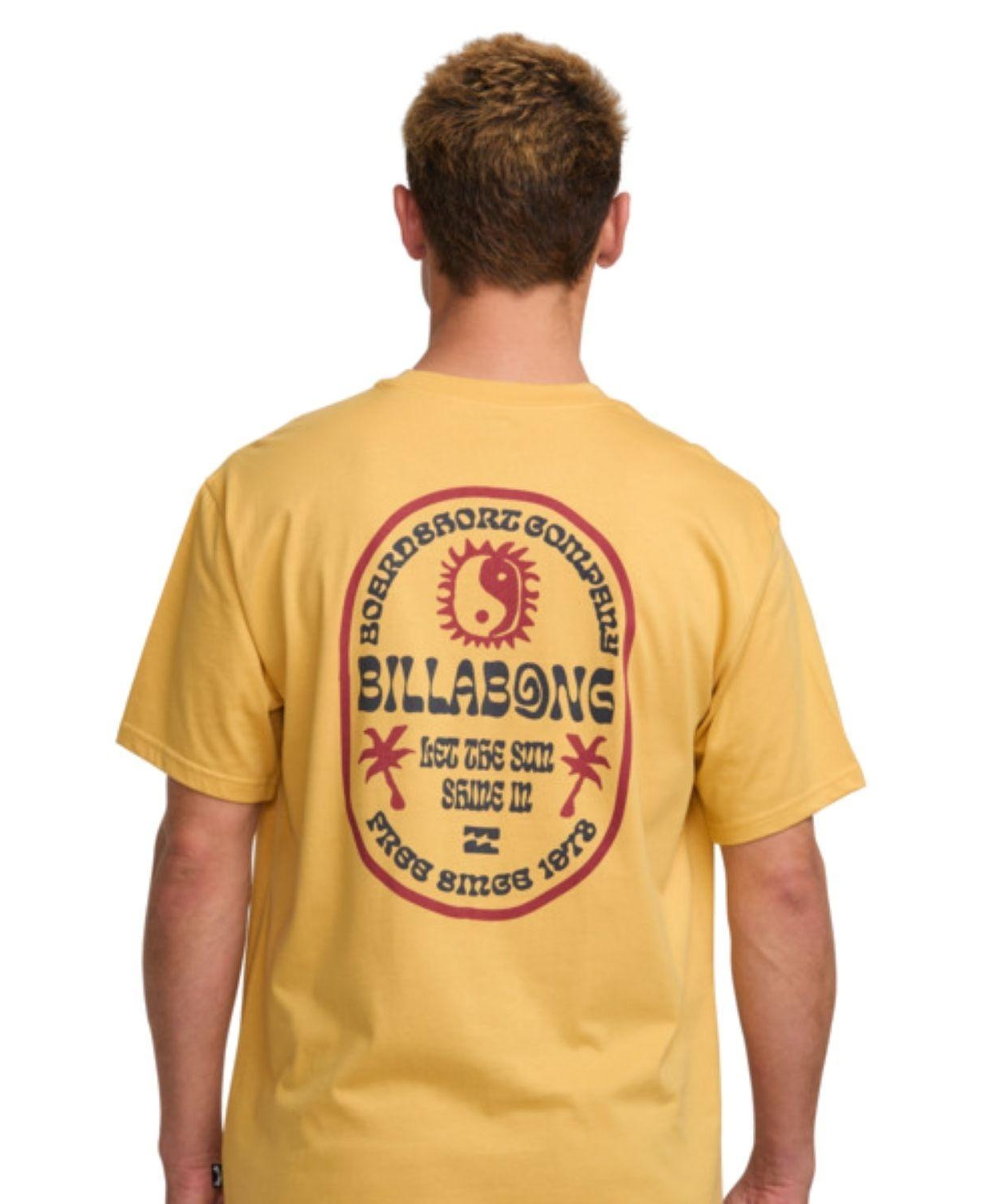 Billabong Sunny Daze Premium Ss Erkek Sarı Tişört