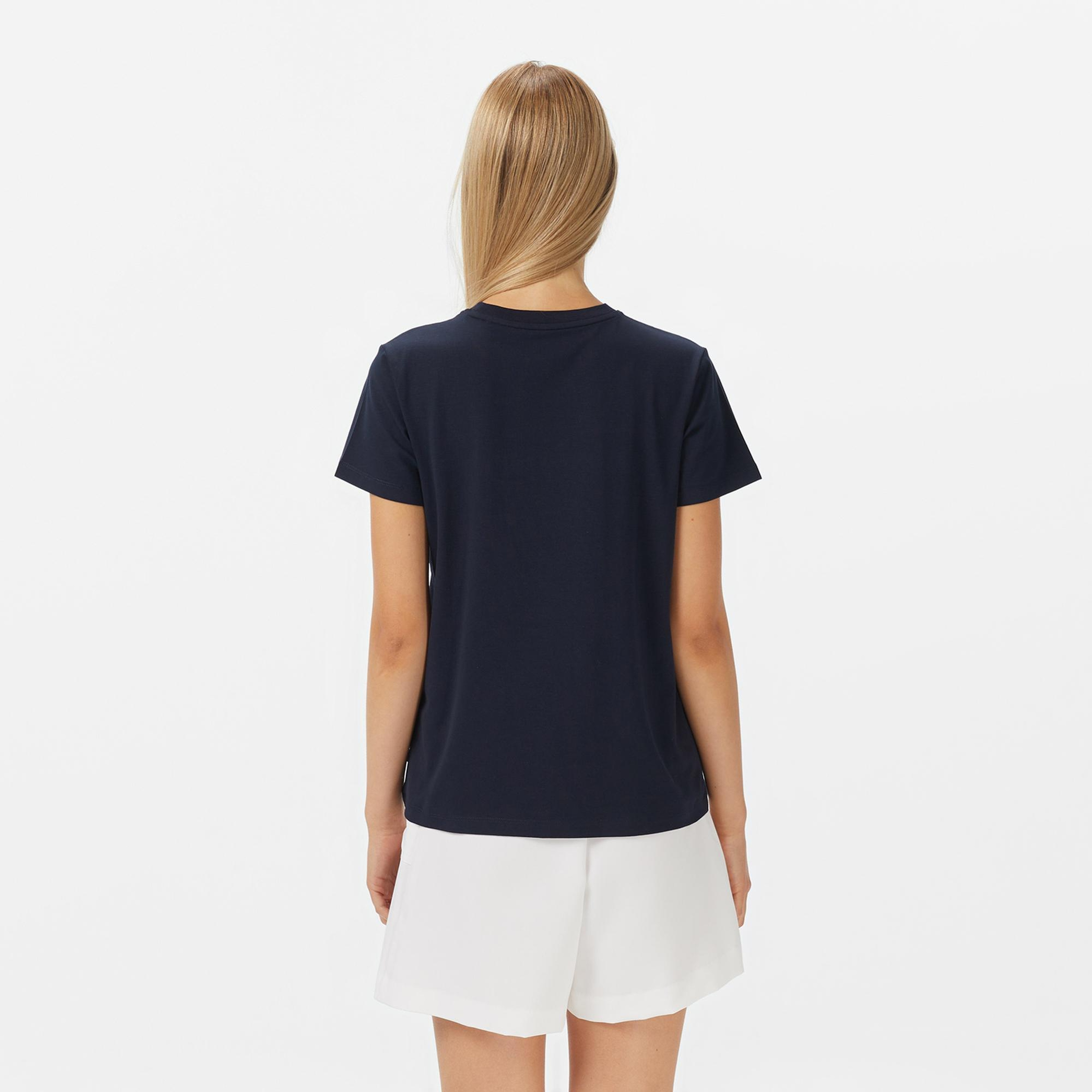 Guess Classic Kadın Lacivert T-Shirt