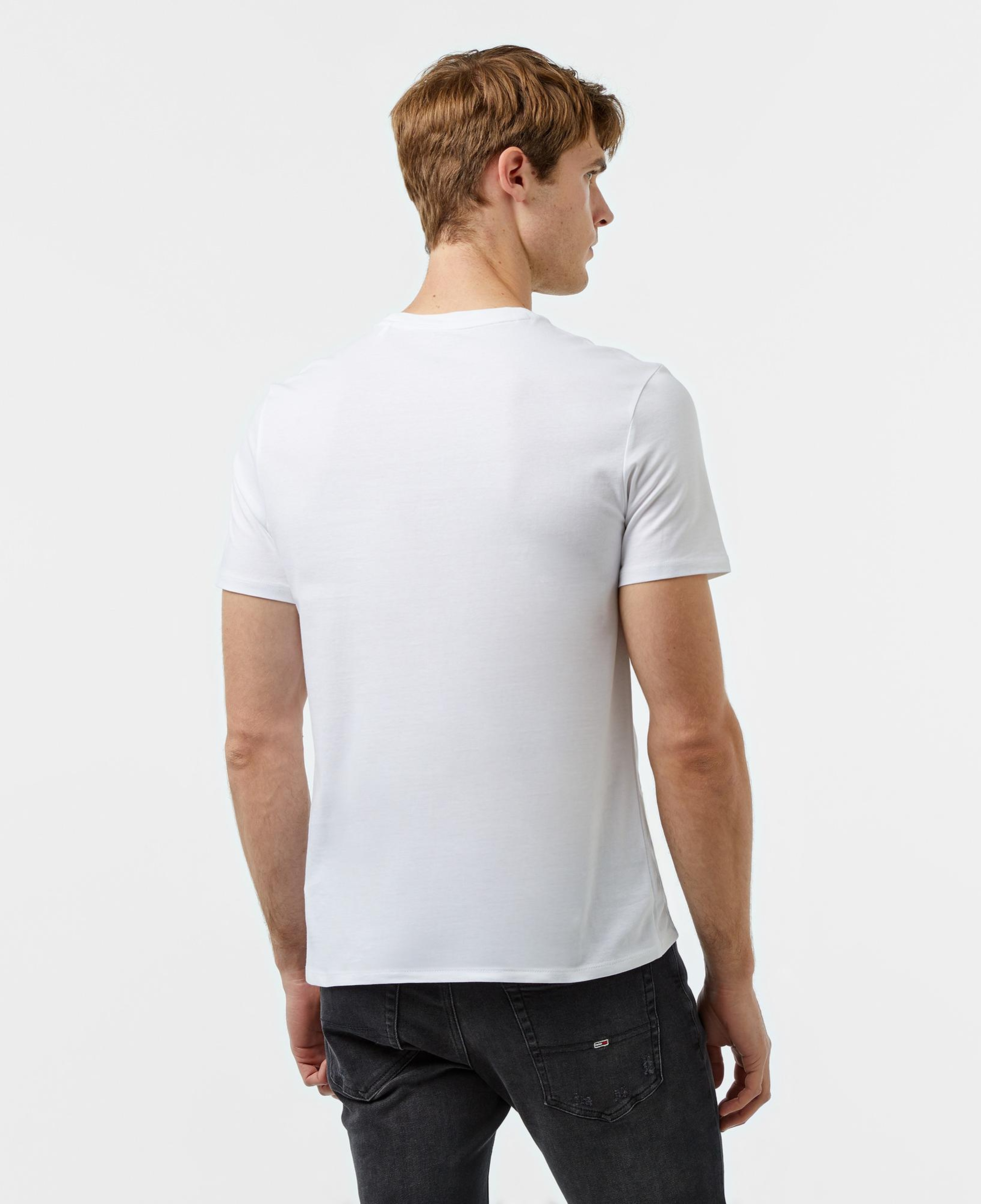 Guess Slim America Organic Cotton Erkek Beyaz T-Shirt