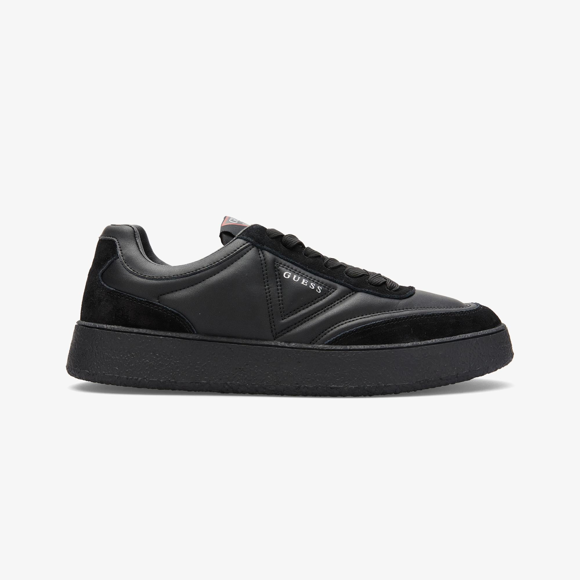 Guess Wimoh Deri Erkek Siyah Sneaker