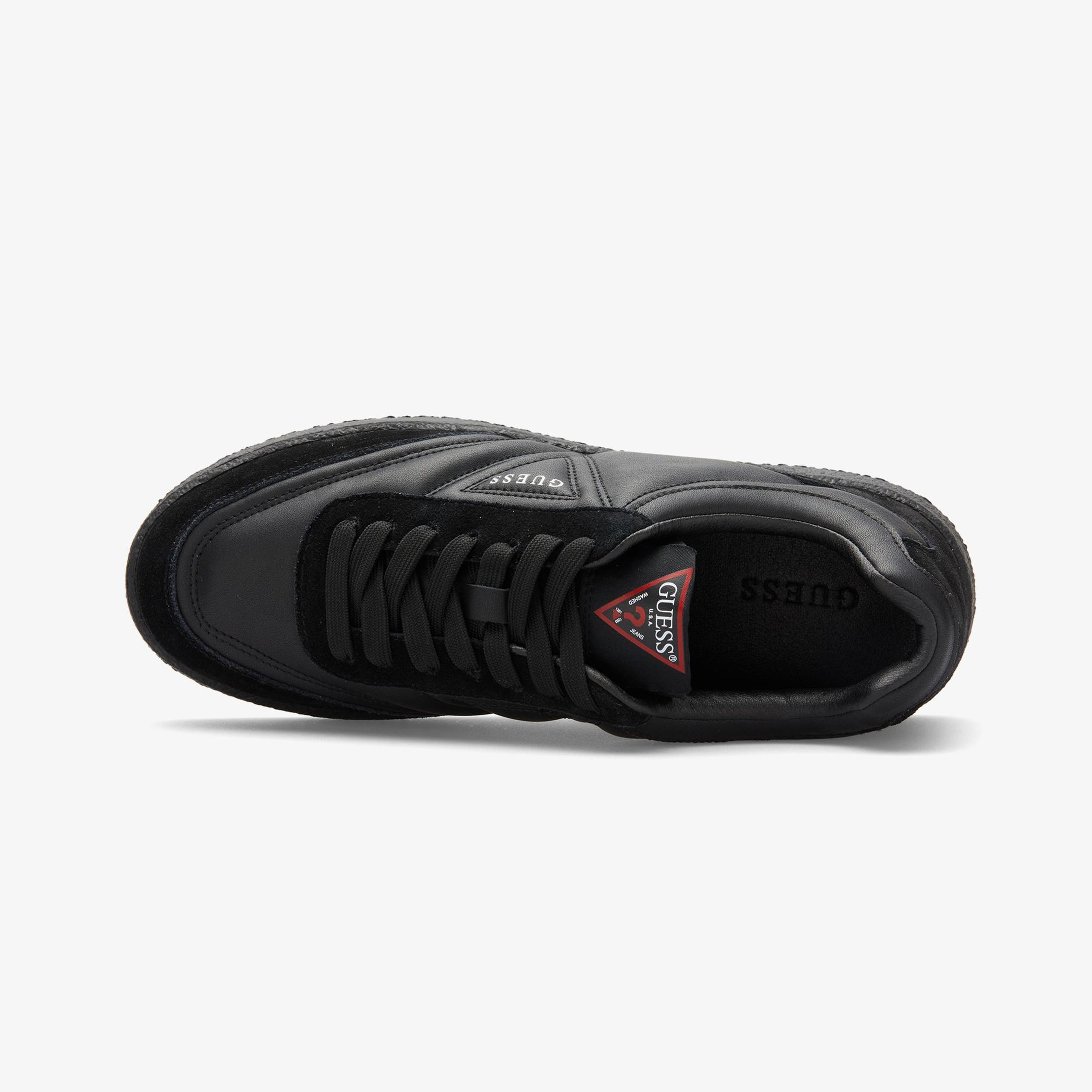 Guess Wimoh Deri Erkek Siyah Sneaker