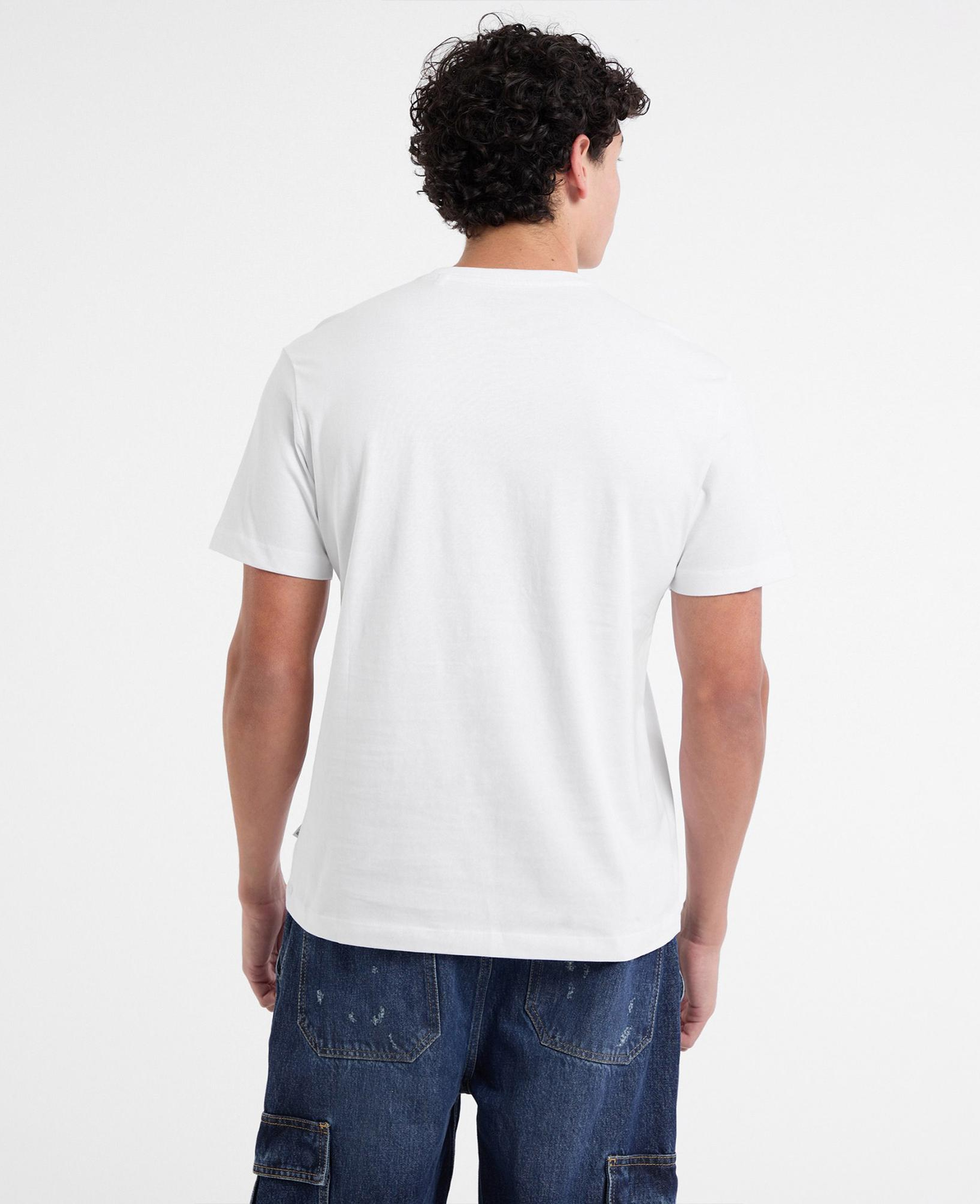 Guess Mid Organic Heavy Erkek Beyaz T-Shirt