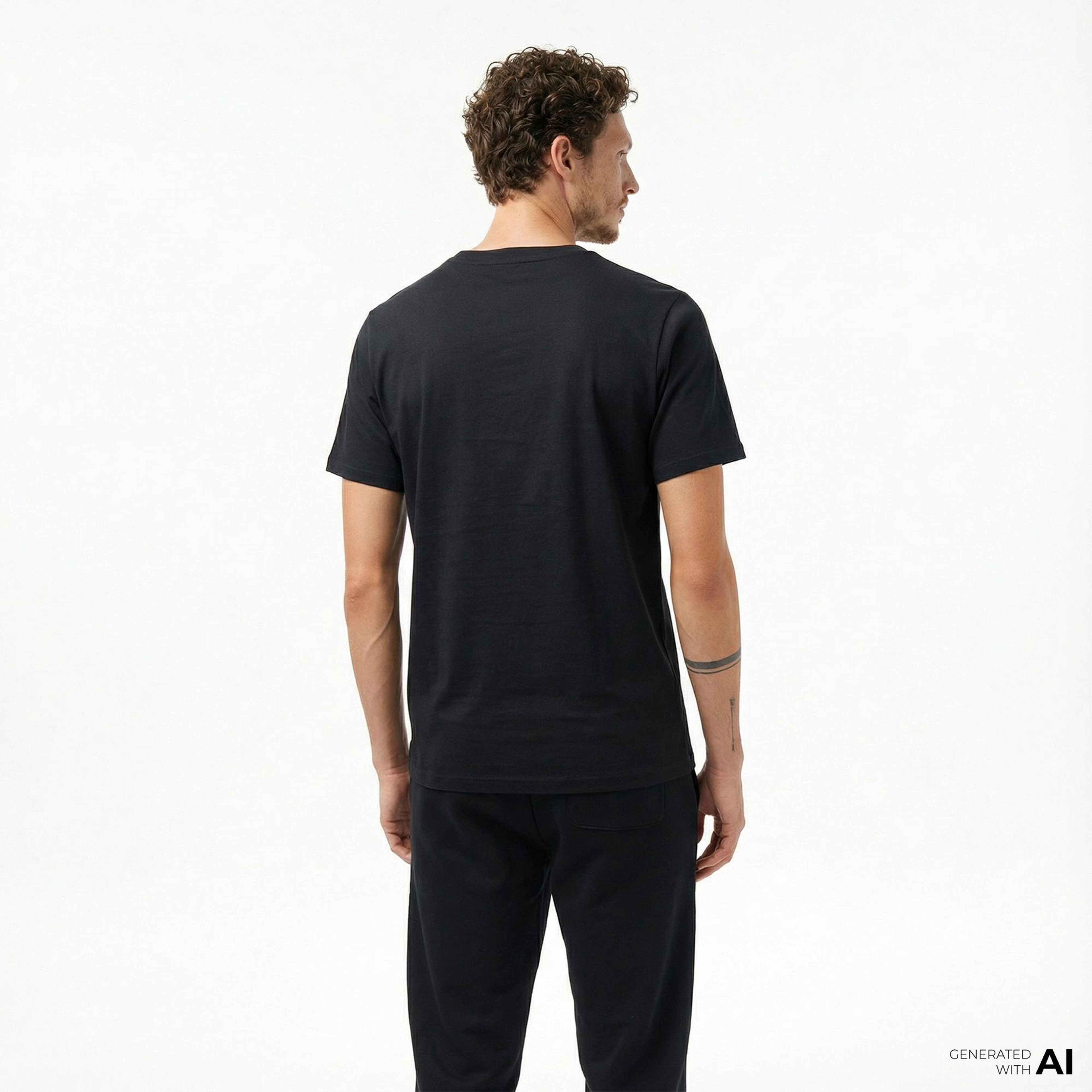 Converse Erkek Siyah T-Shirt