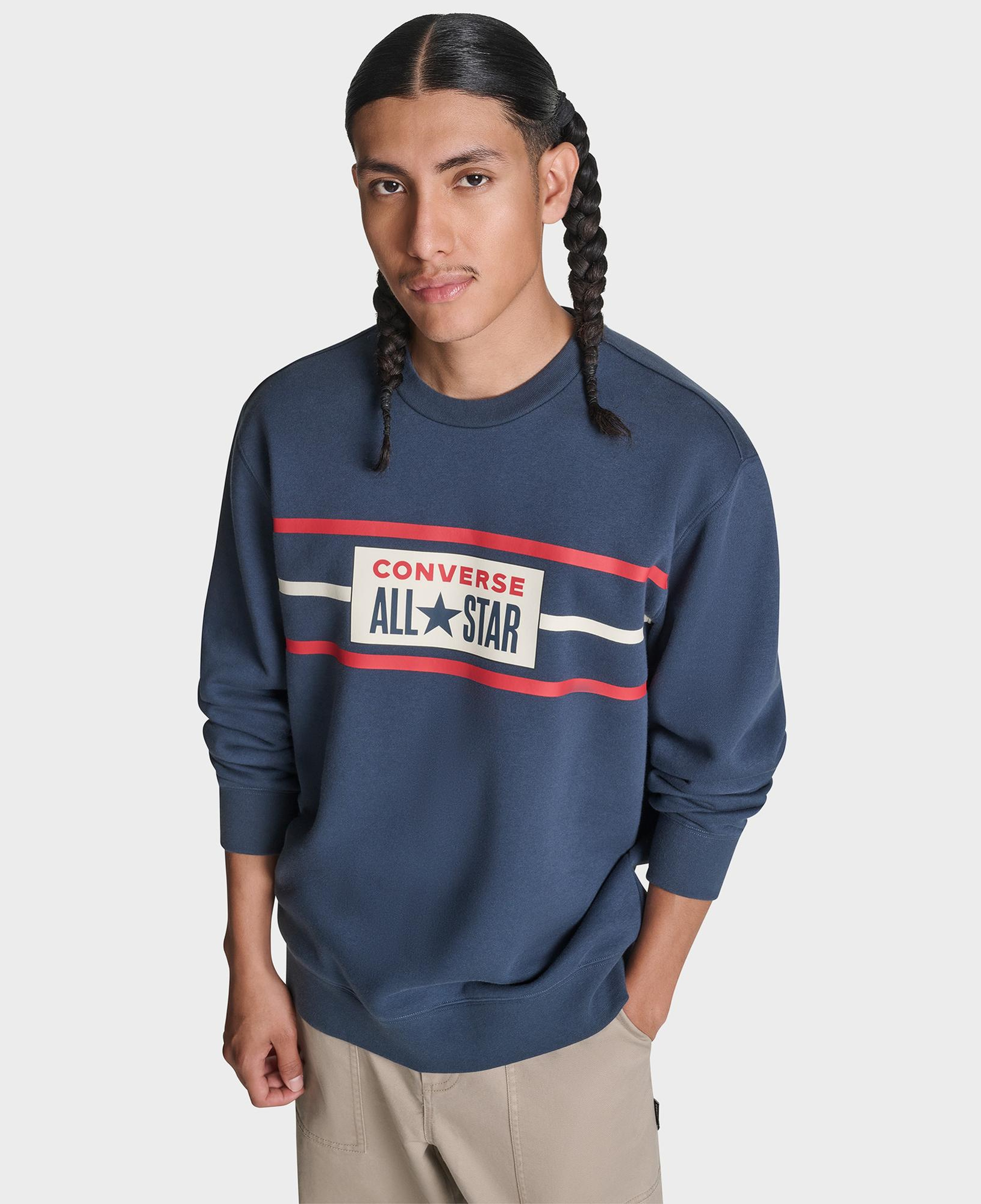 Converse Erkek Lacivert Sweatshirt