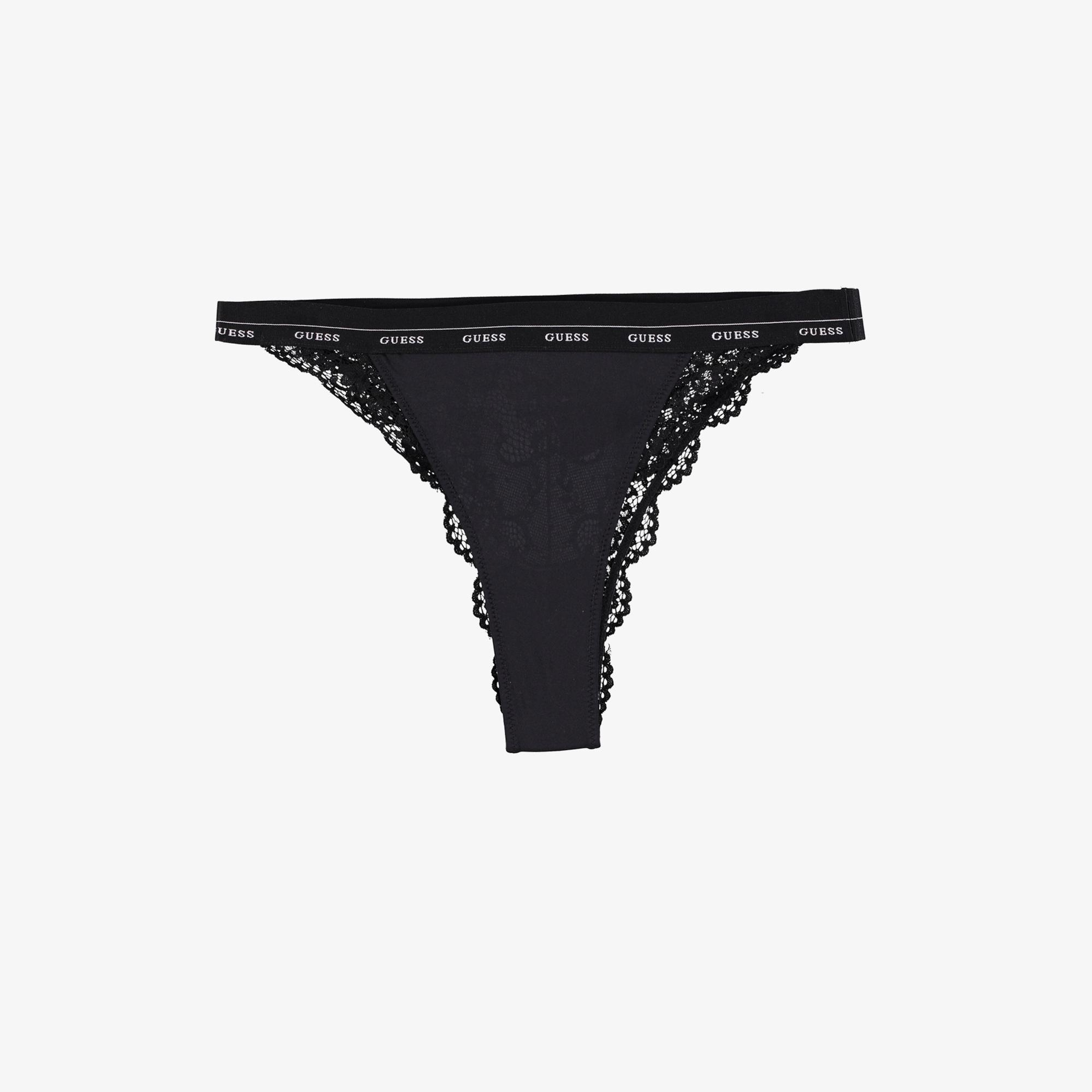 Guess Jane Brazilian Kadın Siyah Külot