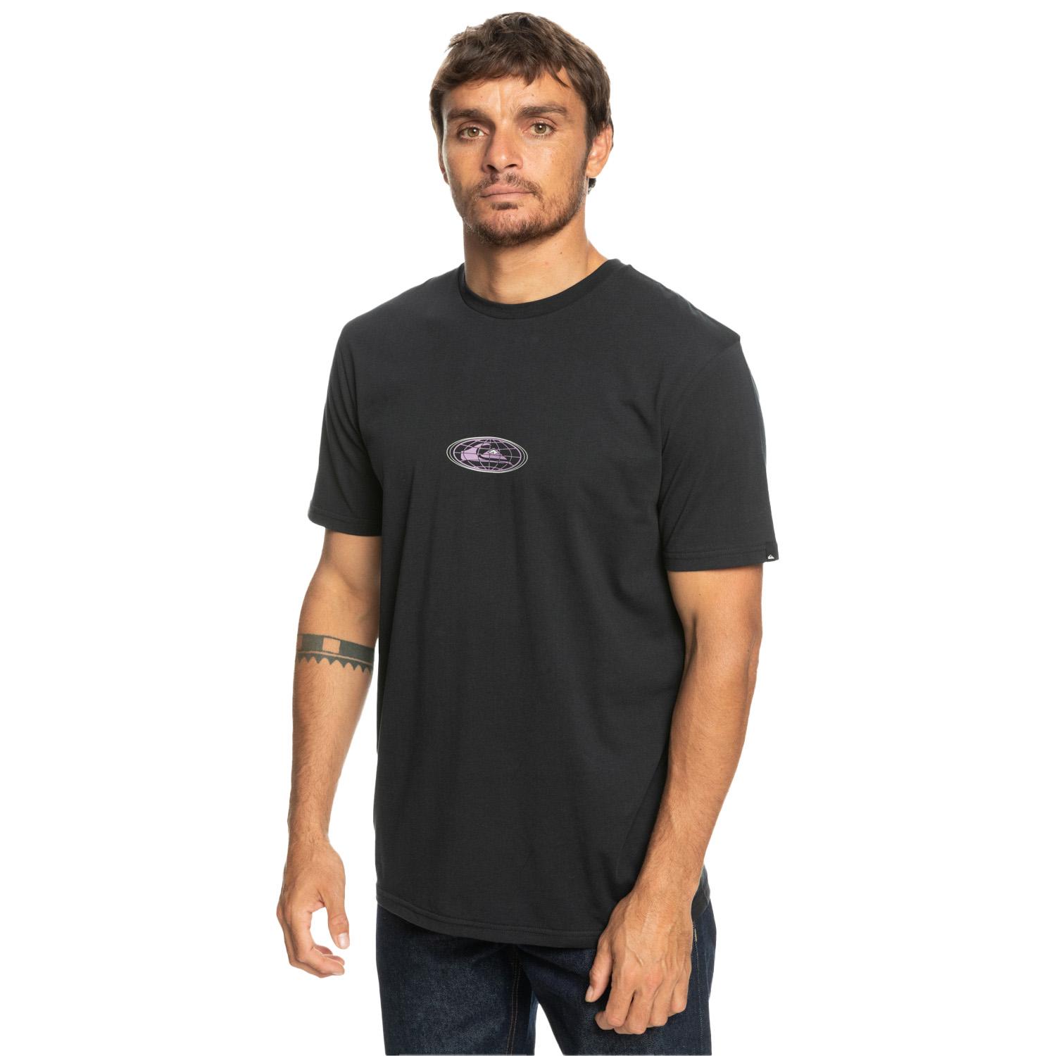 Quiksilver Onthegrid Erkek Siyah Tişört