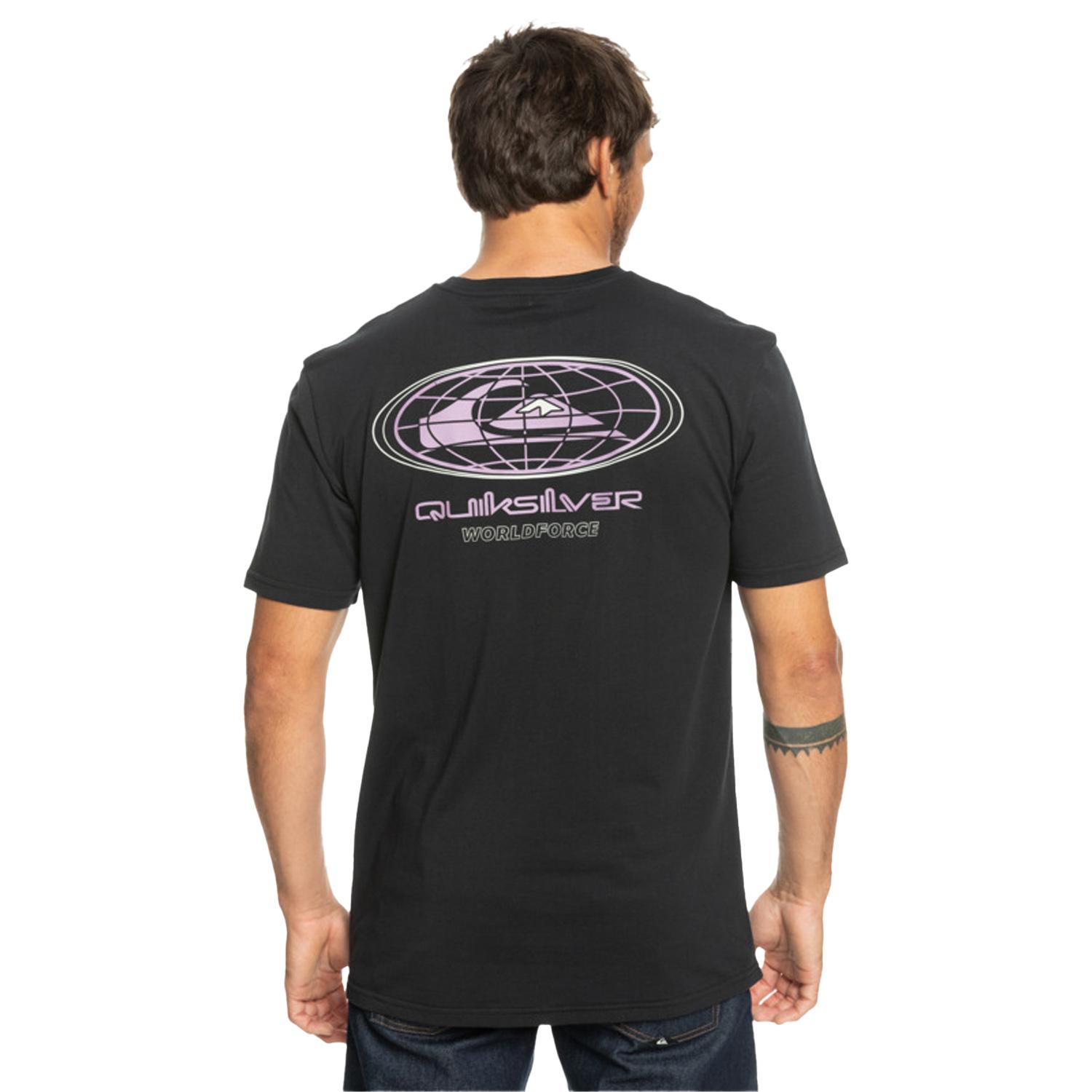 Quiksilver Onthegrid Erkek Siyah Tişört