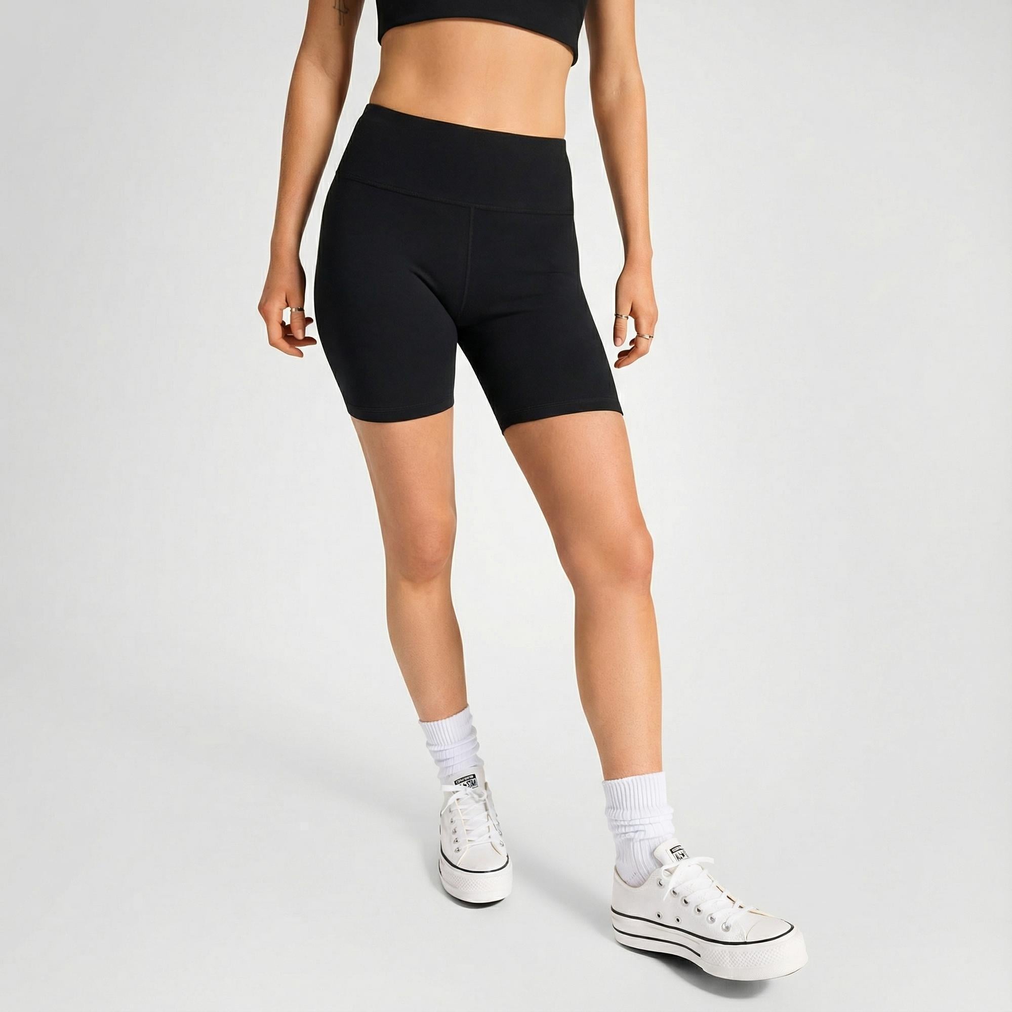 Converse Star Chevron Kadın Siyah Kısa Tayt