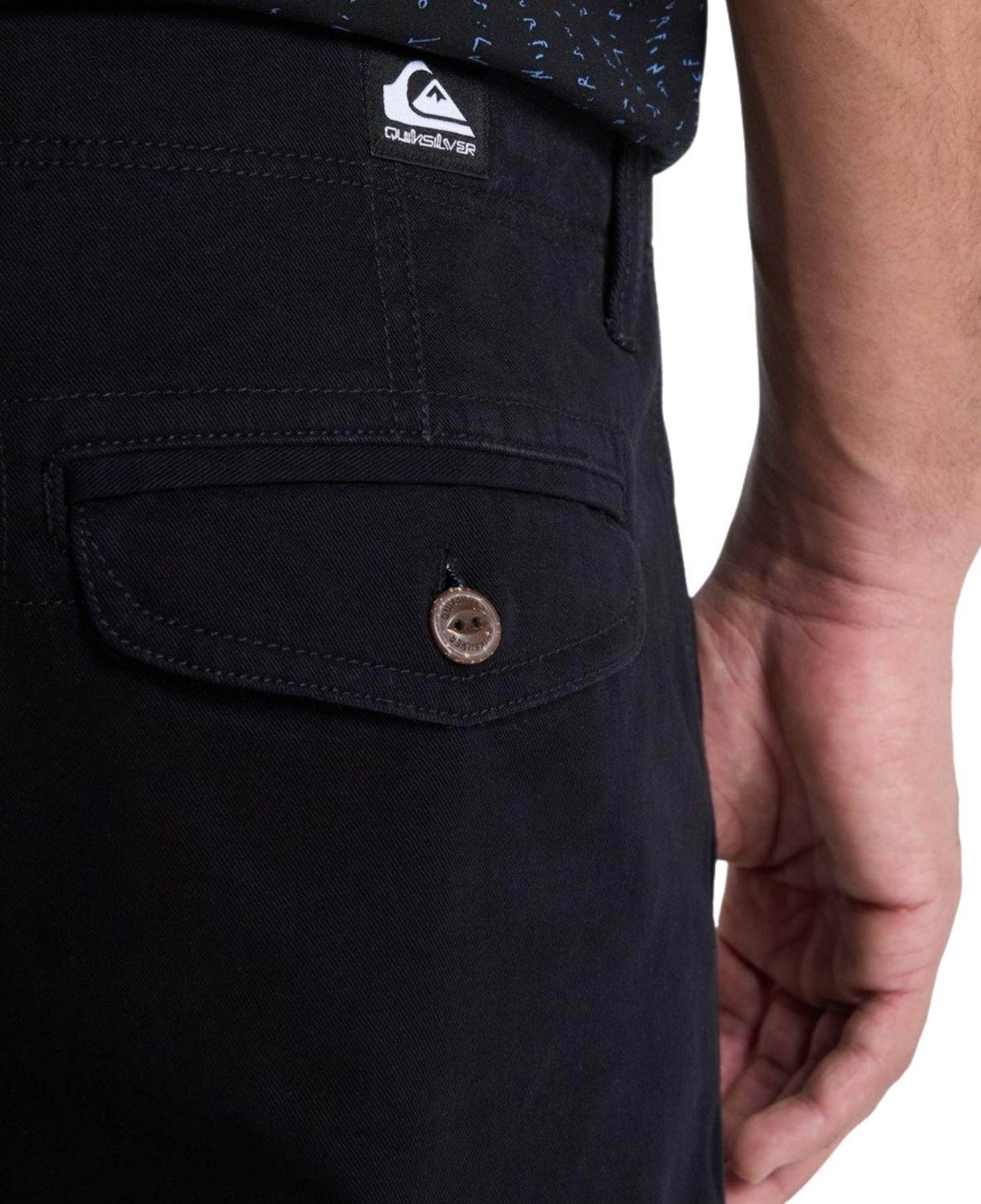 Quiksilver Crucial Battle Cargo Erkek Siyah Walkshort