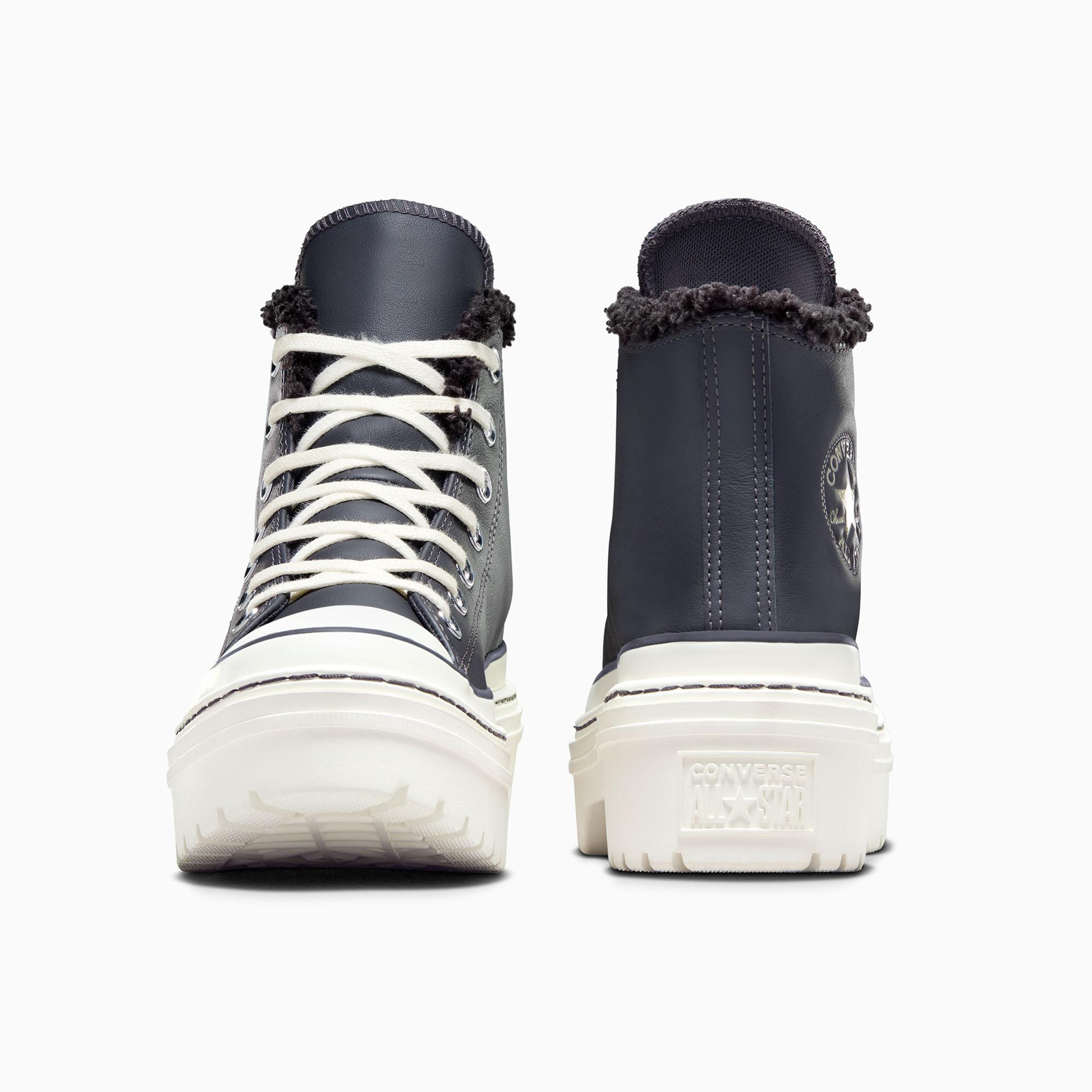 Converse Chuck Taylor All Star Lugged Lift Kadın Lacivert Deri Platform Bot