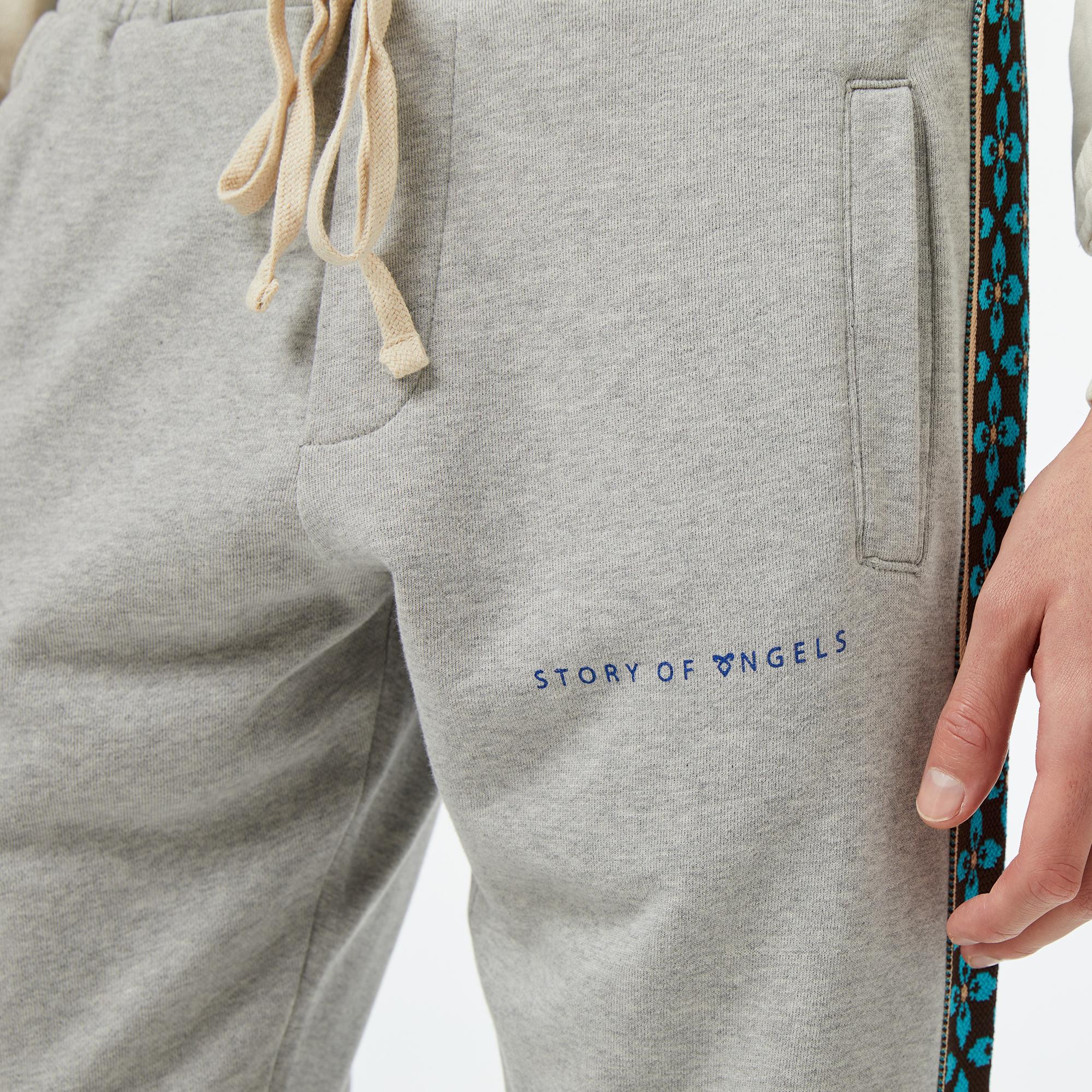 Story Of Angels Soa Dream Logo Band t Erkek Gri Eşofman Altı