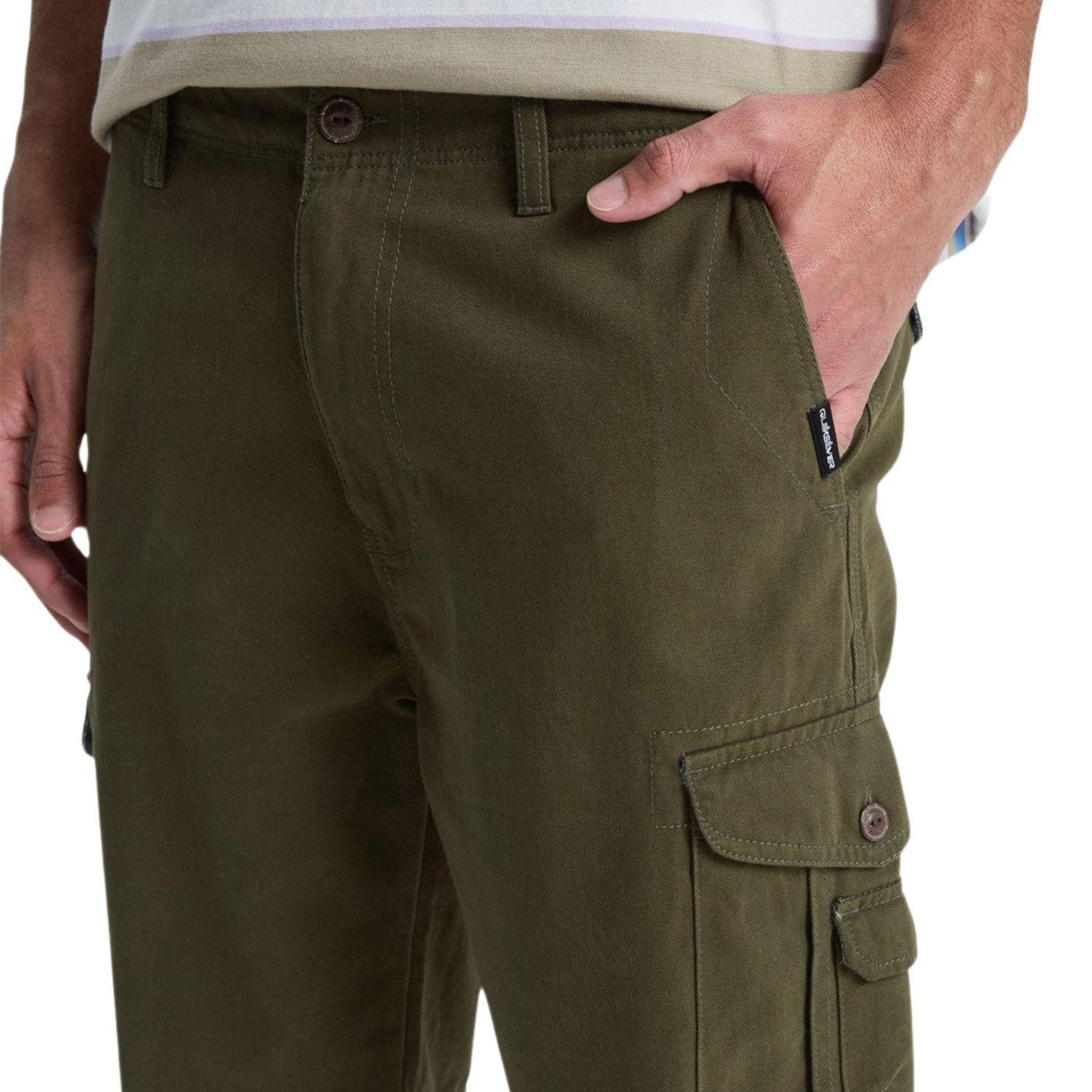 Quiksilver Crucial Battle Cargo Erkek Yeşil Walkshort