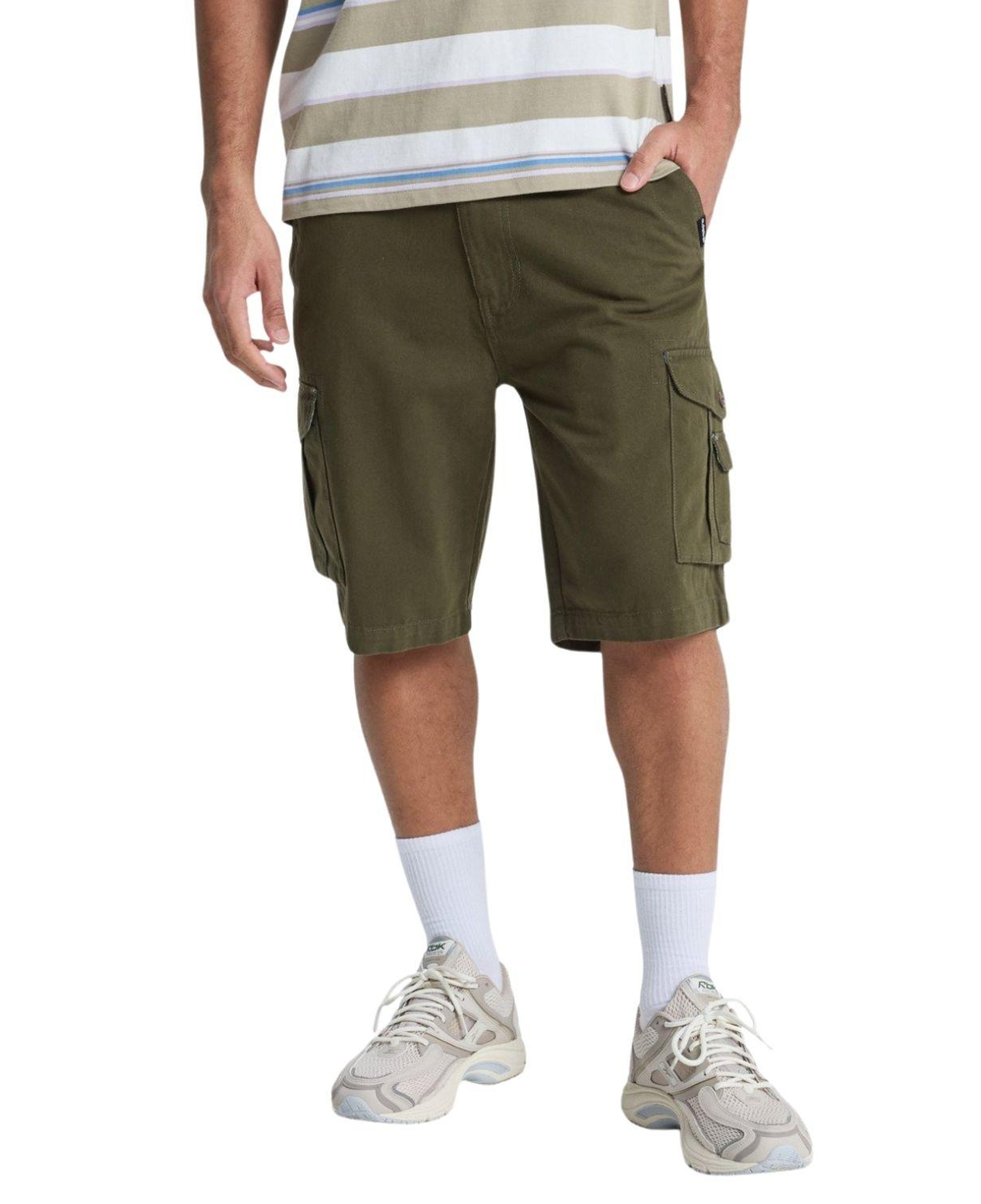 Quiksilver Crucial Battle Cargo Erkek Yeşil Walkshort
