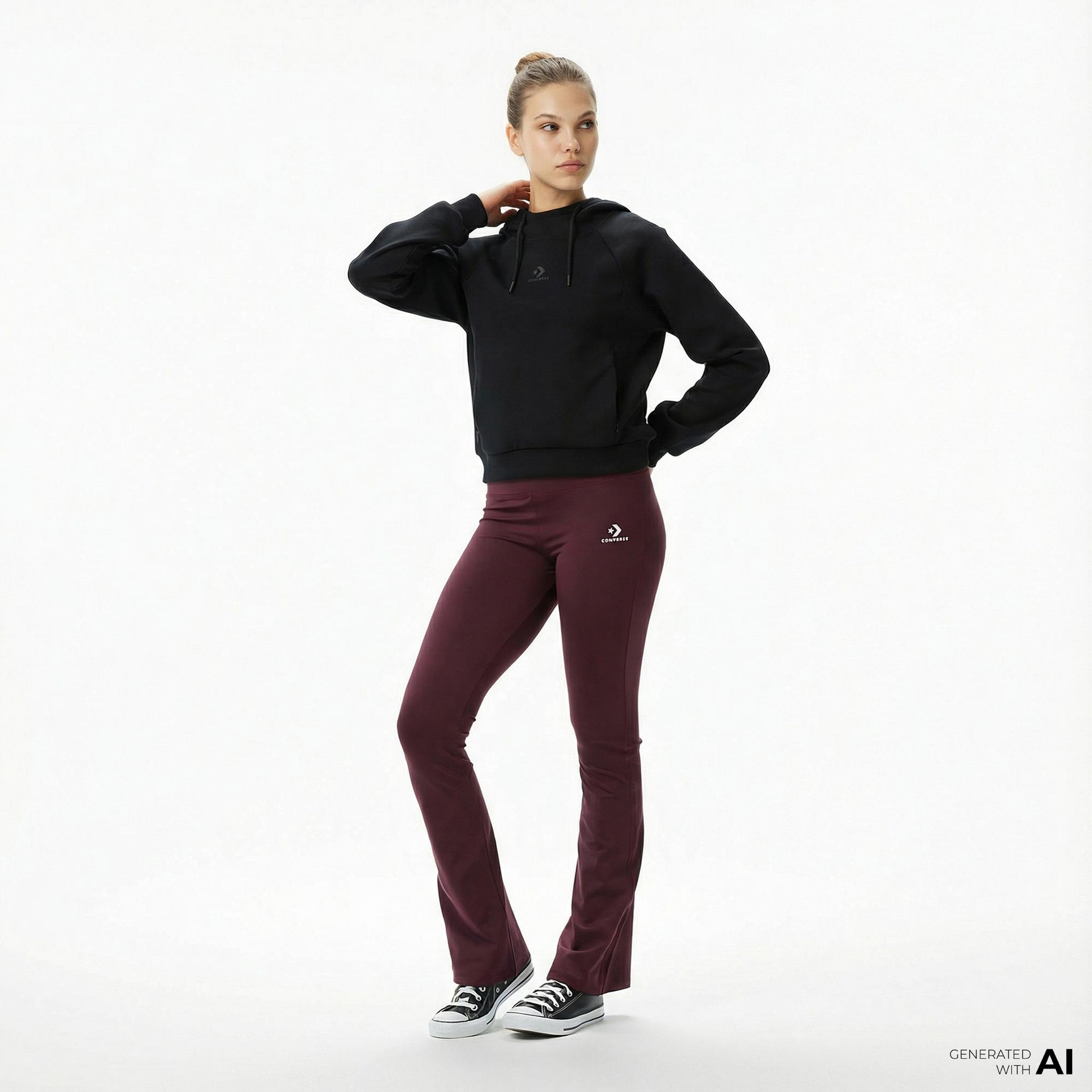 Converse Kadın Bordo Eşofman Altı