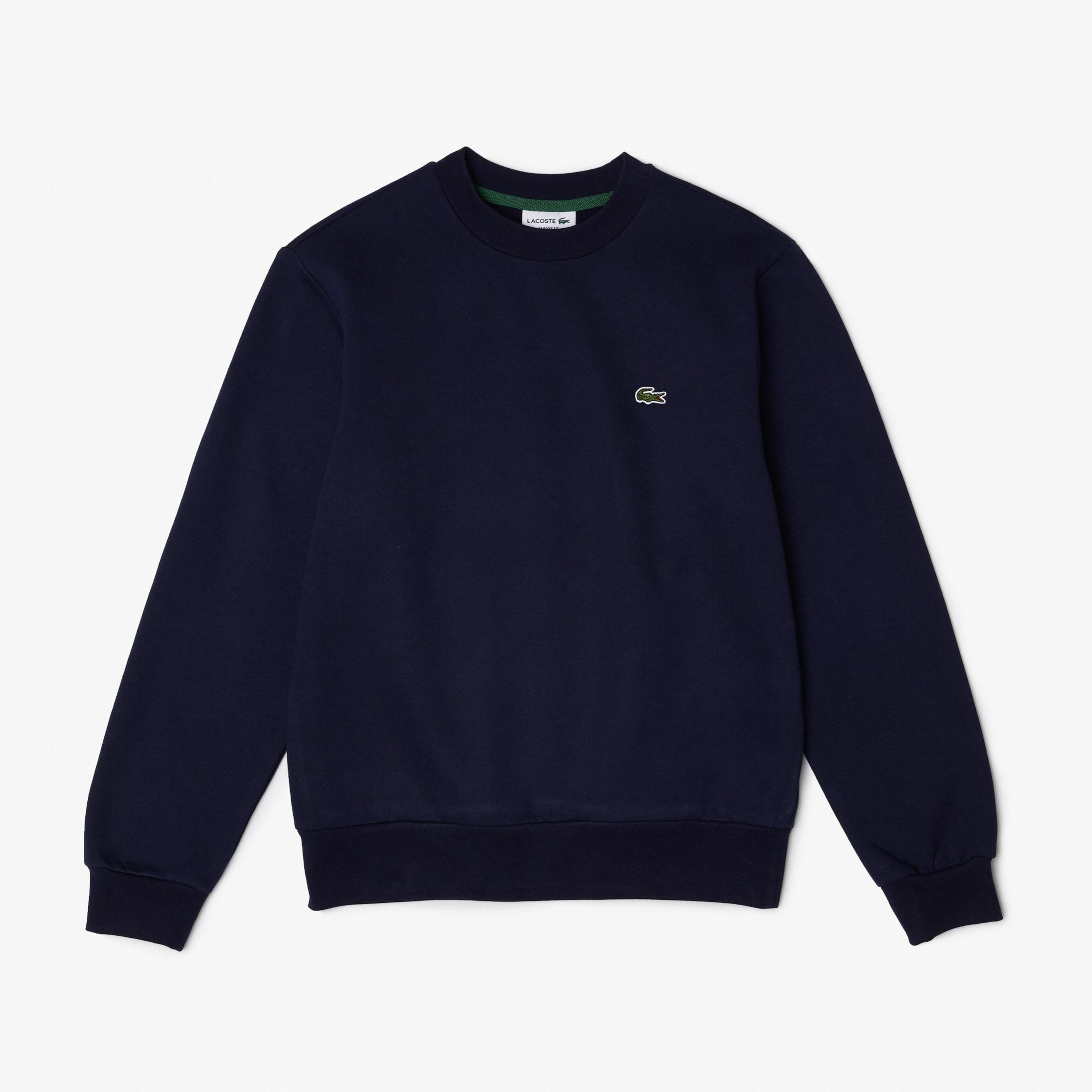 Erkek Classic Fit Bisiklet Yaka Lacivert Sweatshirt