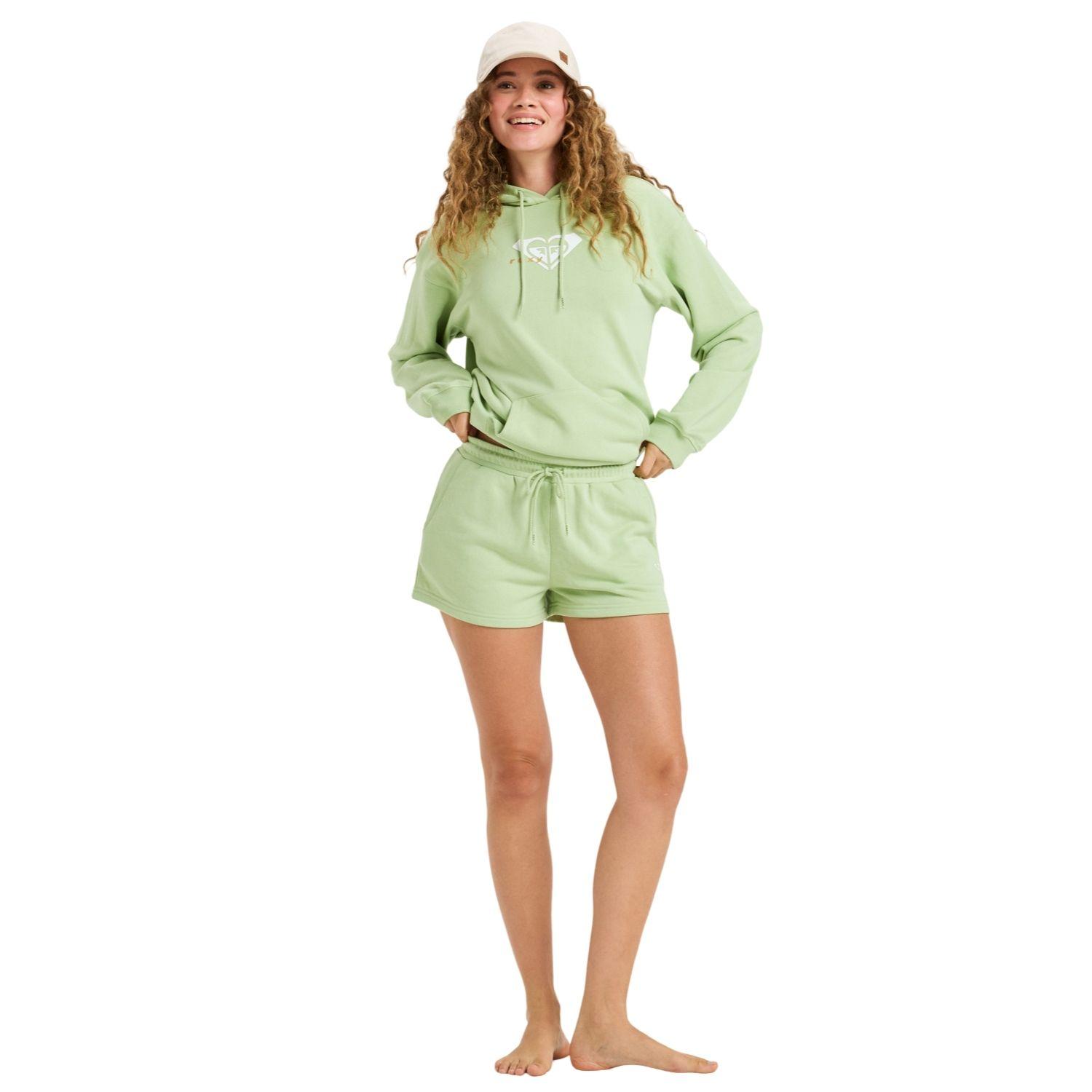 Roxy Surf Stoked Short Terry Kadın Yeşil Şort