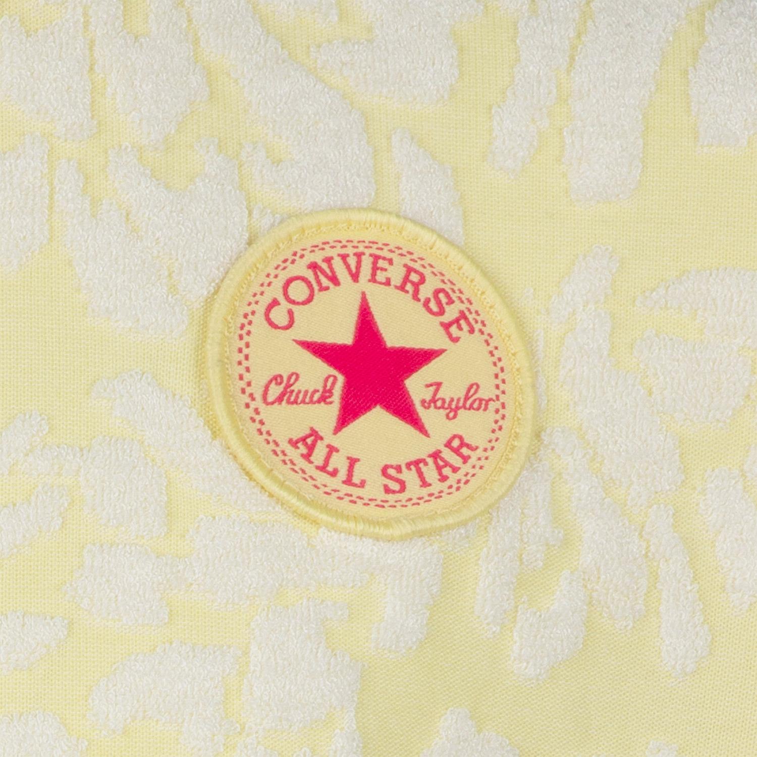 Converse Jacquard Dolman Çocuk Sarı T-Shirt