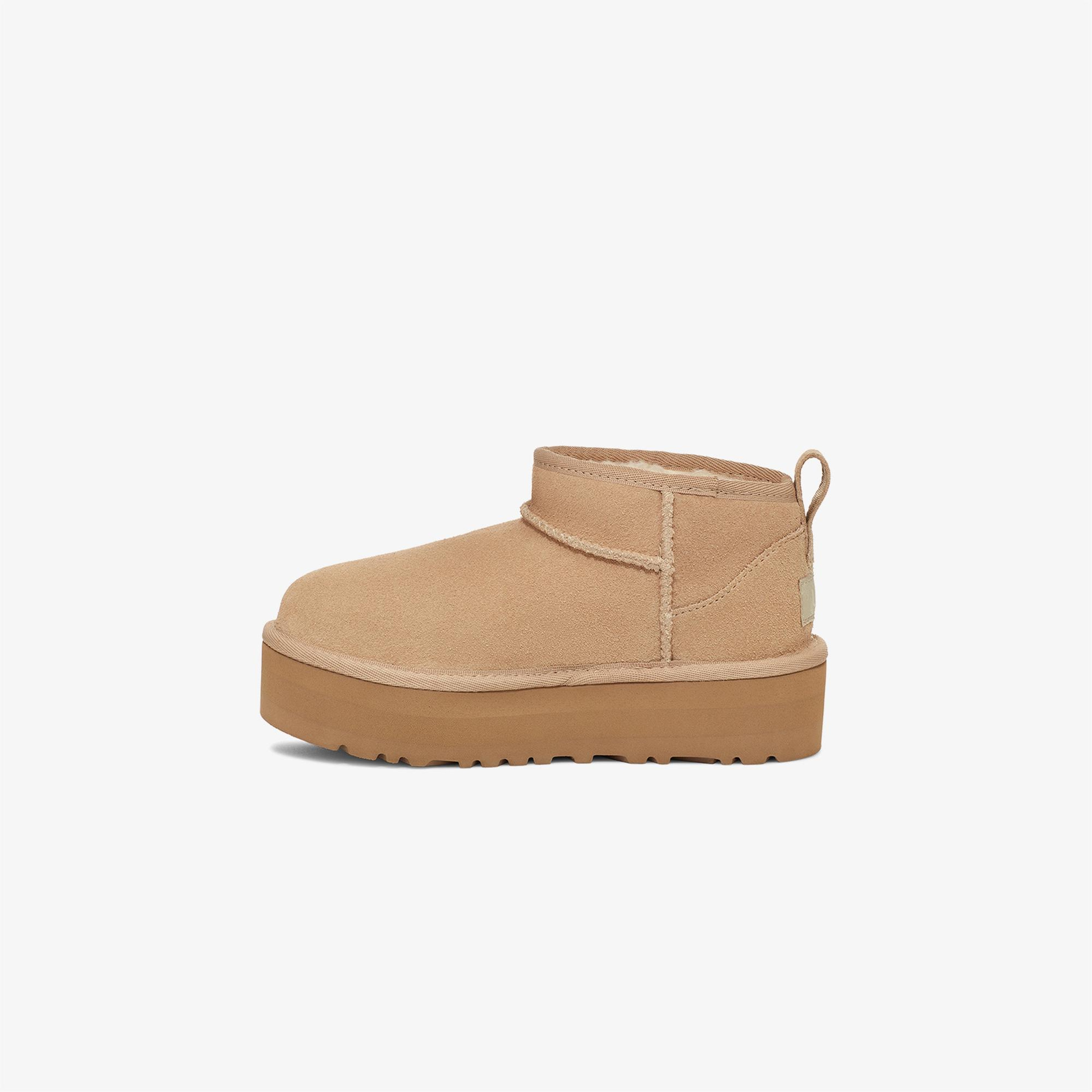 UGG Classic Ultra Mini Platform Çocuk Kum Rengi Bot