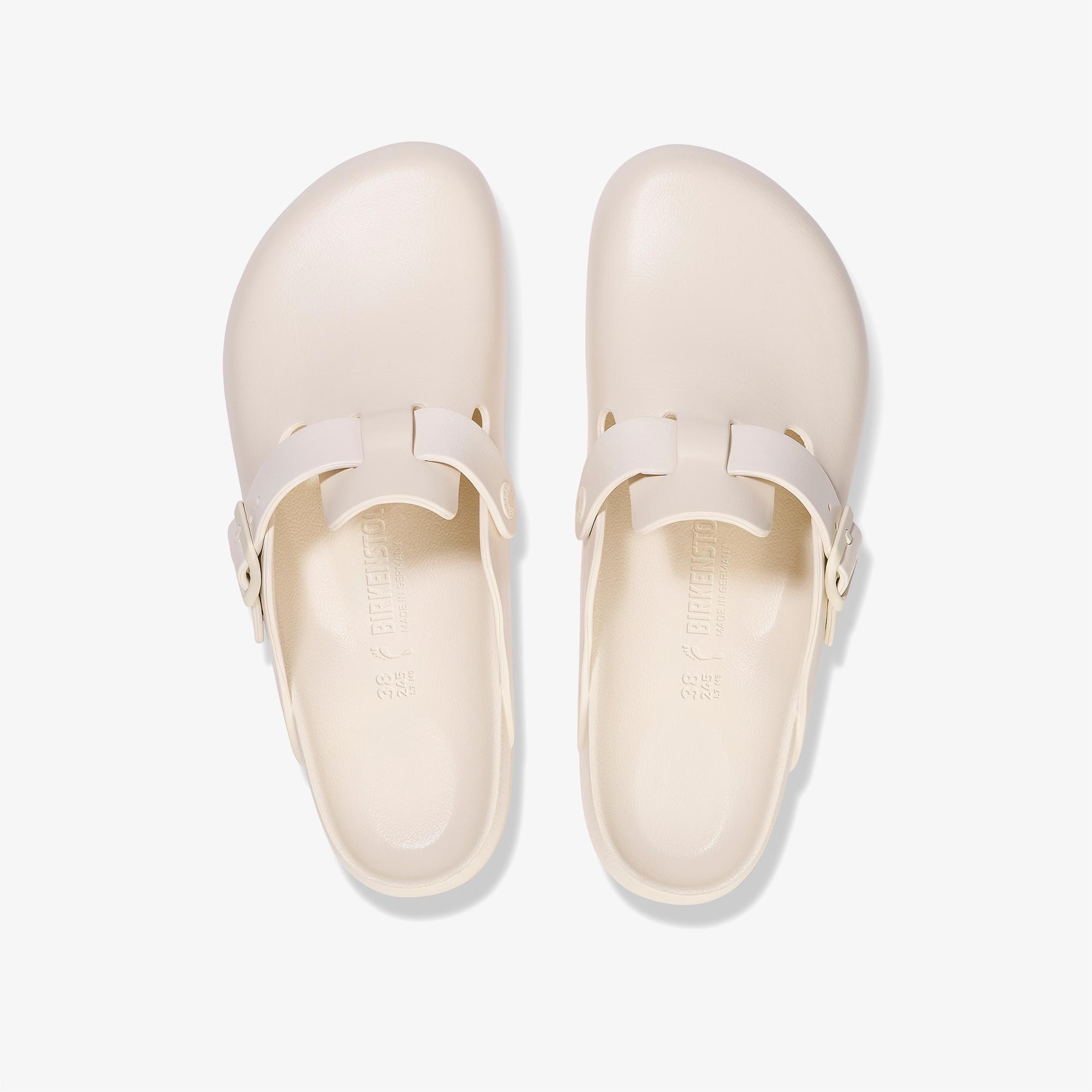 Birkenstock Boston Eva Erkek Krem Terlik