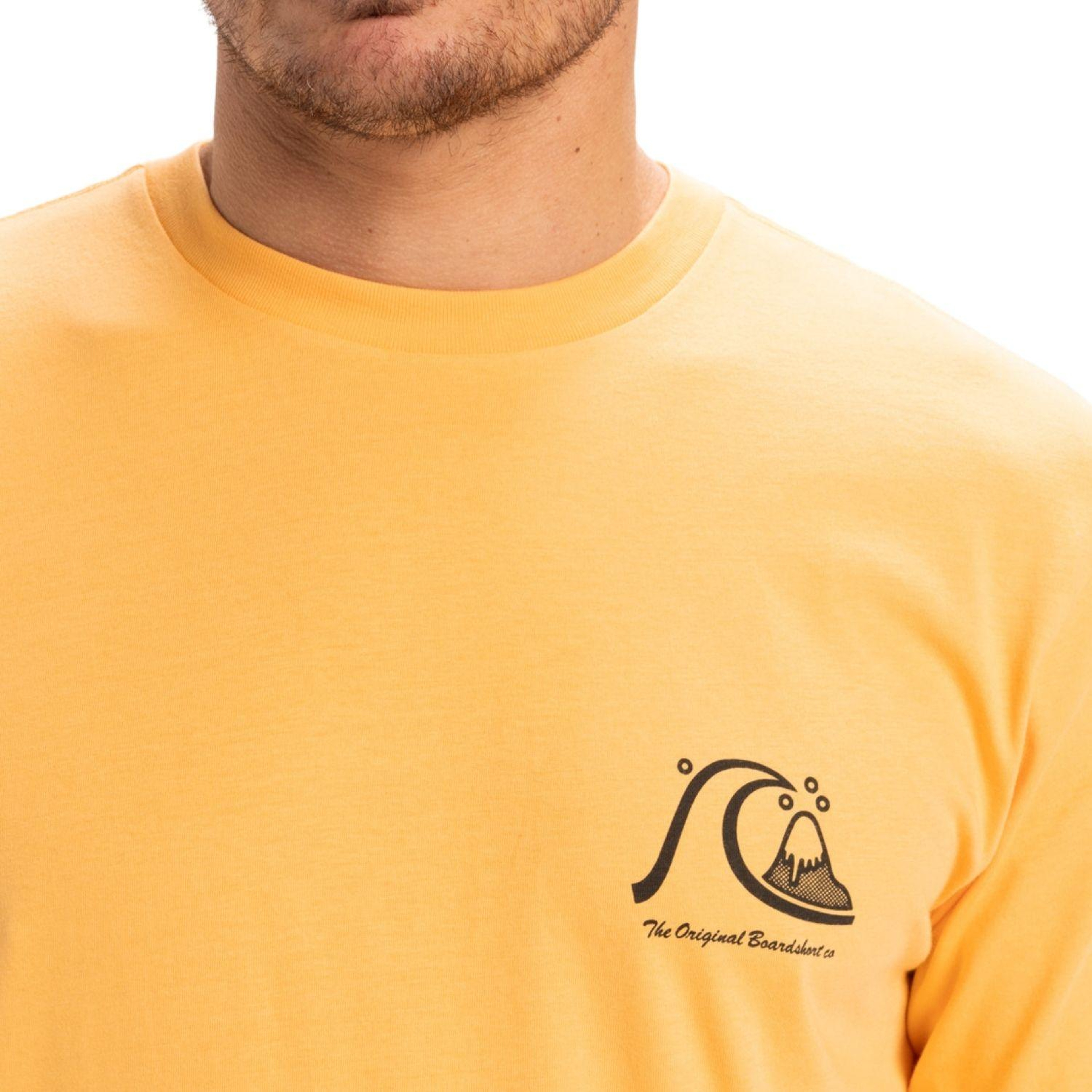 Quiksilver Evo Original Bs Erkek Sarı Tişört