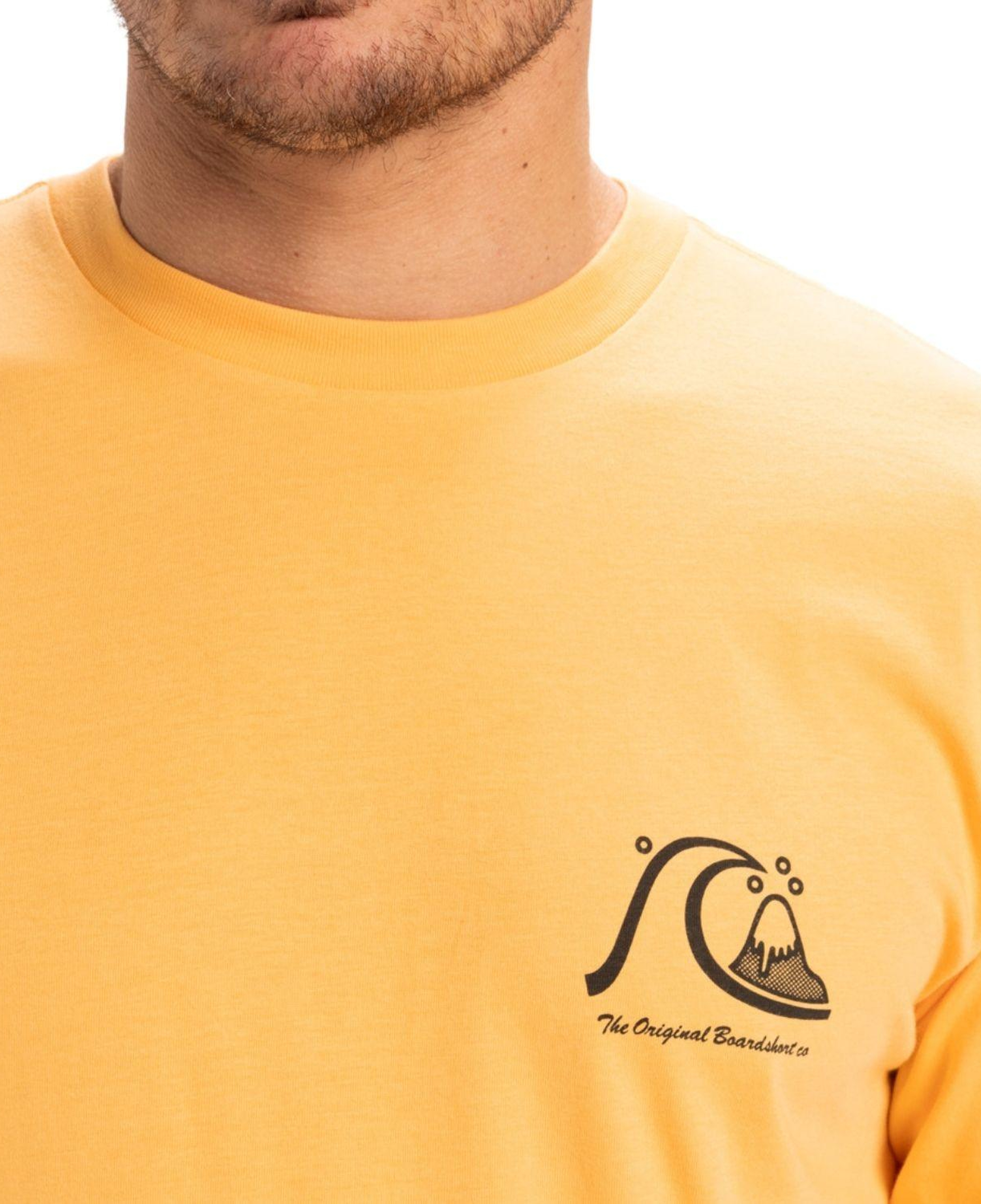 Quiksilver Evo Original Bs Erkek Sarı Tişört